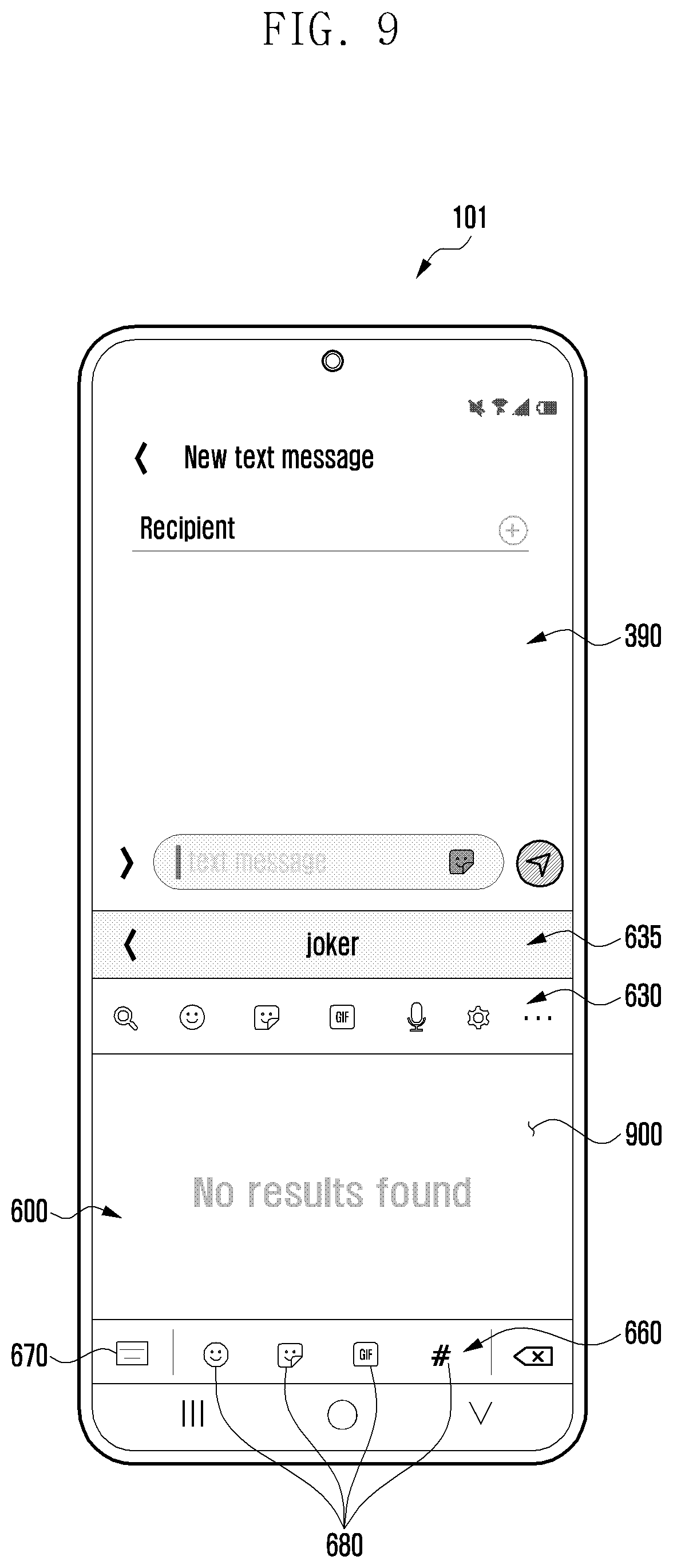 Patent US11782596 Figure 9 – Apparatus and method for providing content search using keypad in electronic device