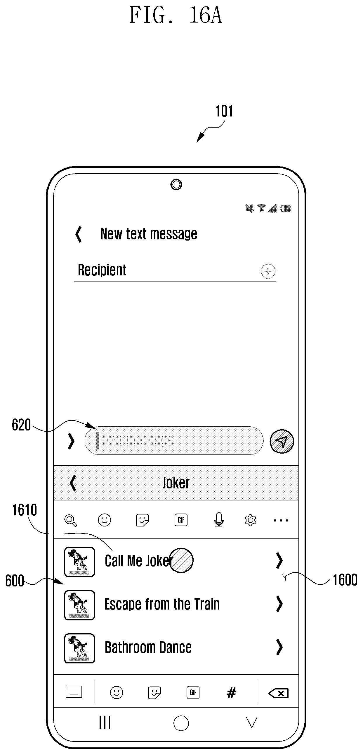 Patent US11782596 Figure 16 – Apparatus and method for providing content search using keypad in electronic device