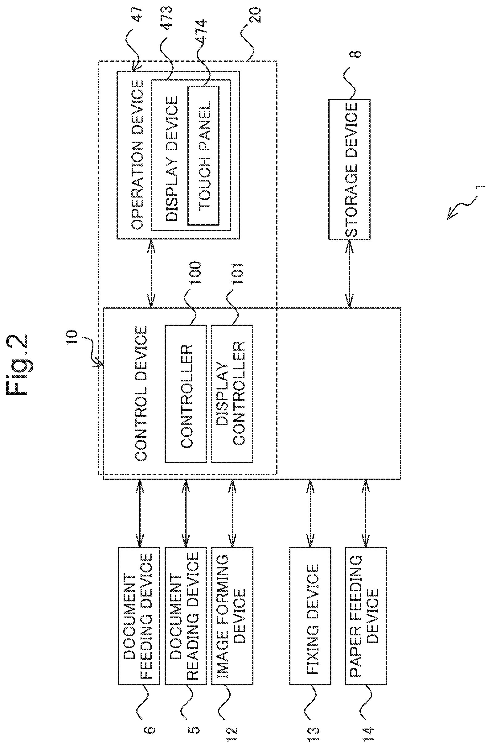 Patent US11782597 Figure 2 – Display apparatus that displays menu item indicating name of group including item to be set displayed at uppermost position of scrollable display region, in different display style from other menu items, and image forming apparatus