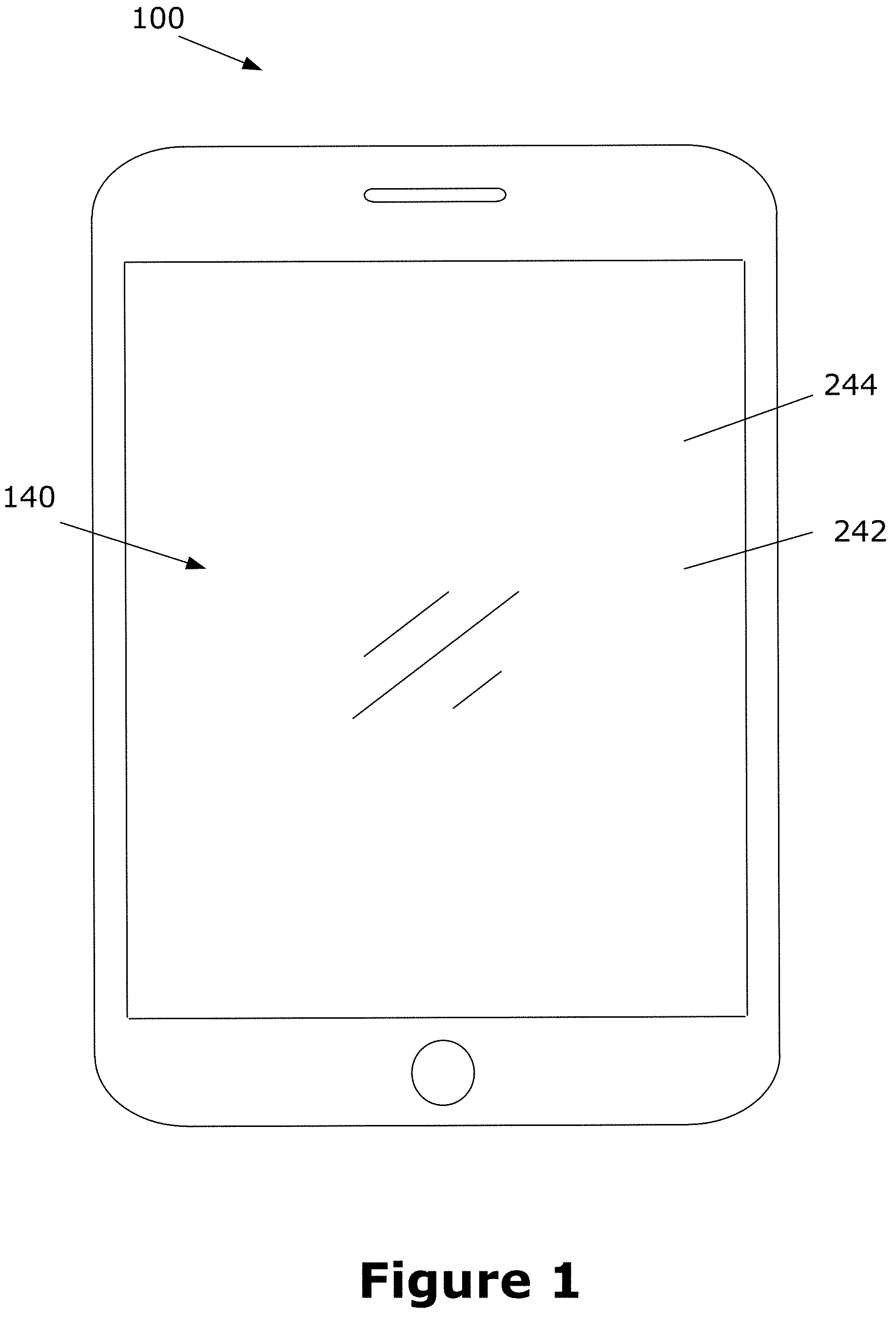 Patent US11782599 Figure 1 – Virtual mouse for electronic touchscreen display