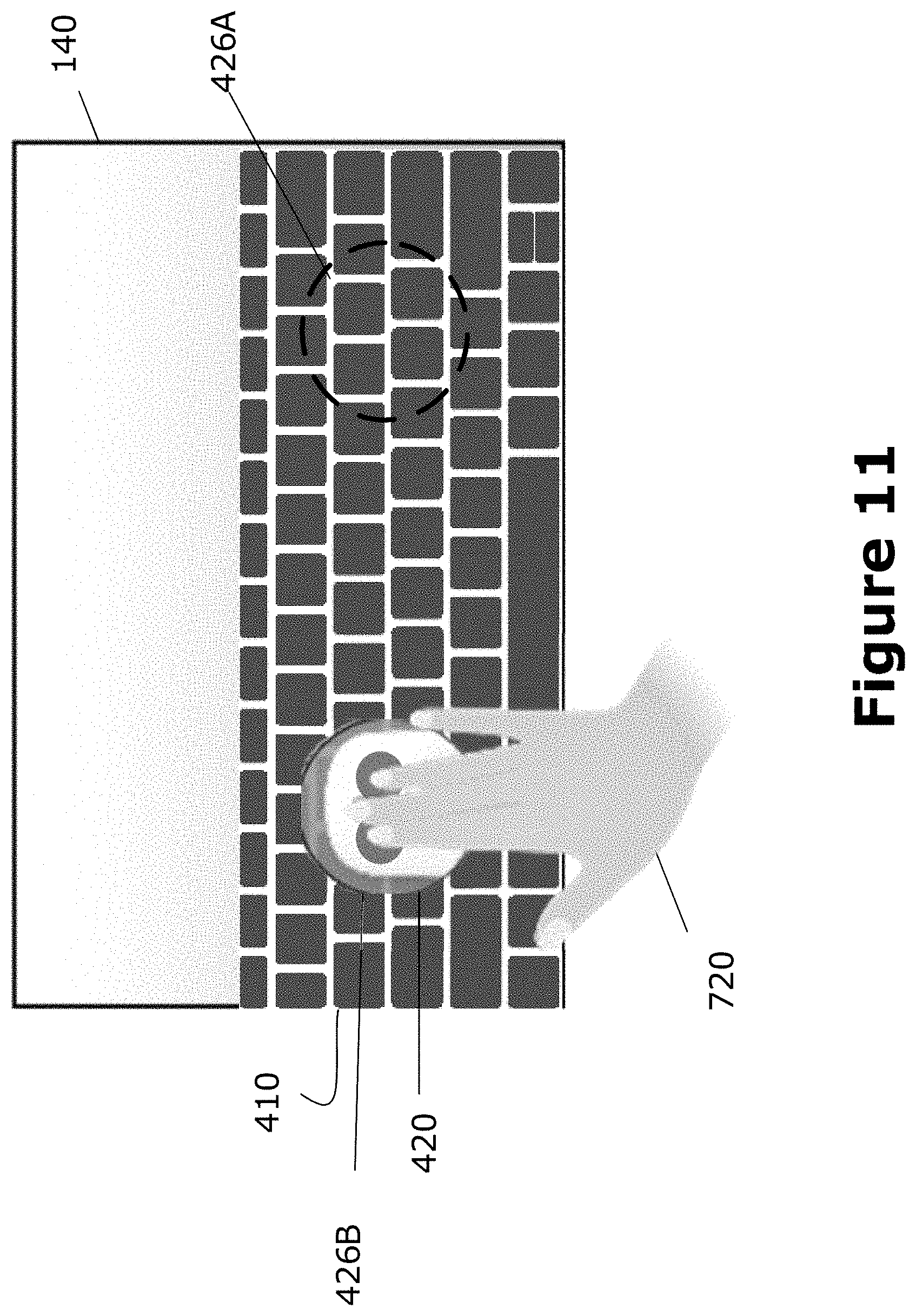 Patent US11782599 Figure 11 – Virtual mouse for electronic touchscreen display