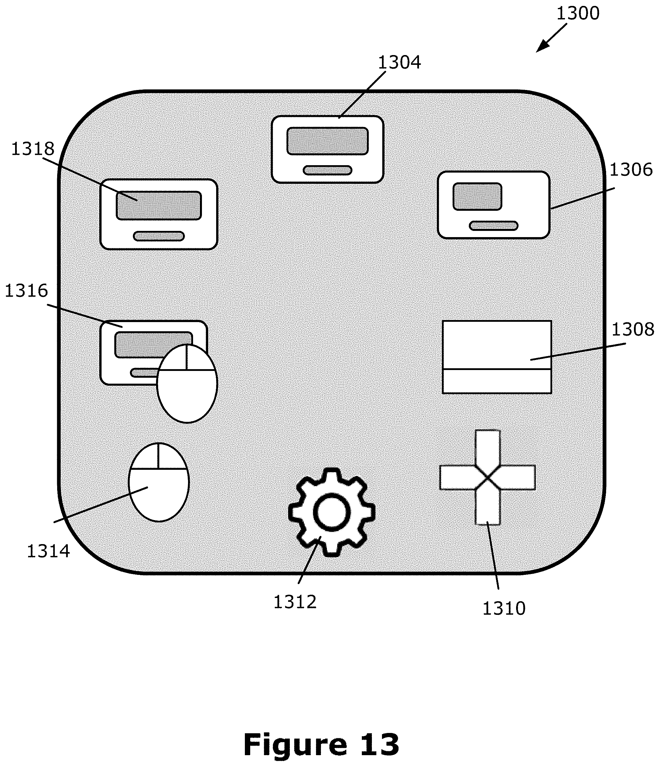 Patent US11782599 Figure 13 – Virtual mouse for electronic touchscreen display