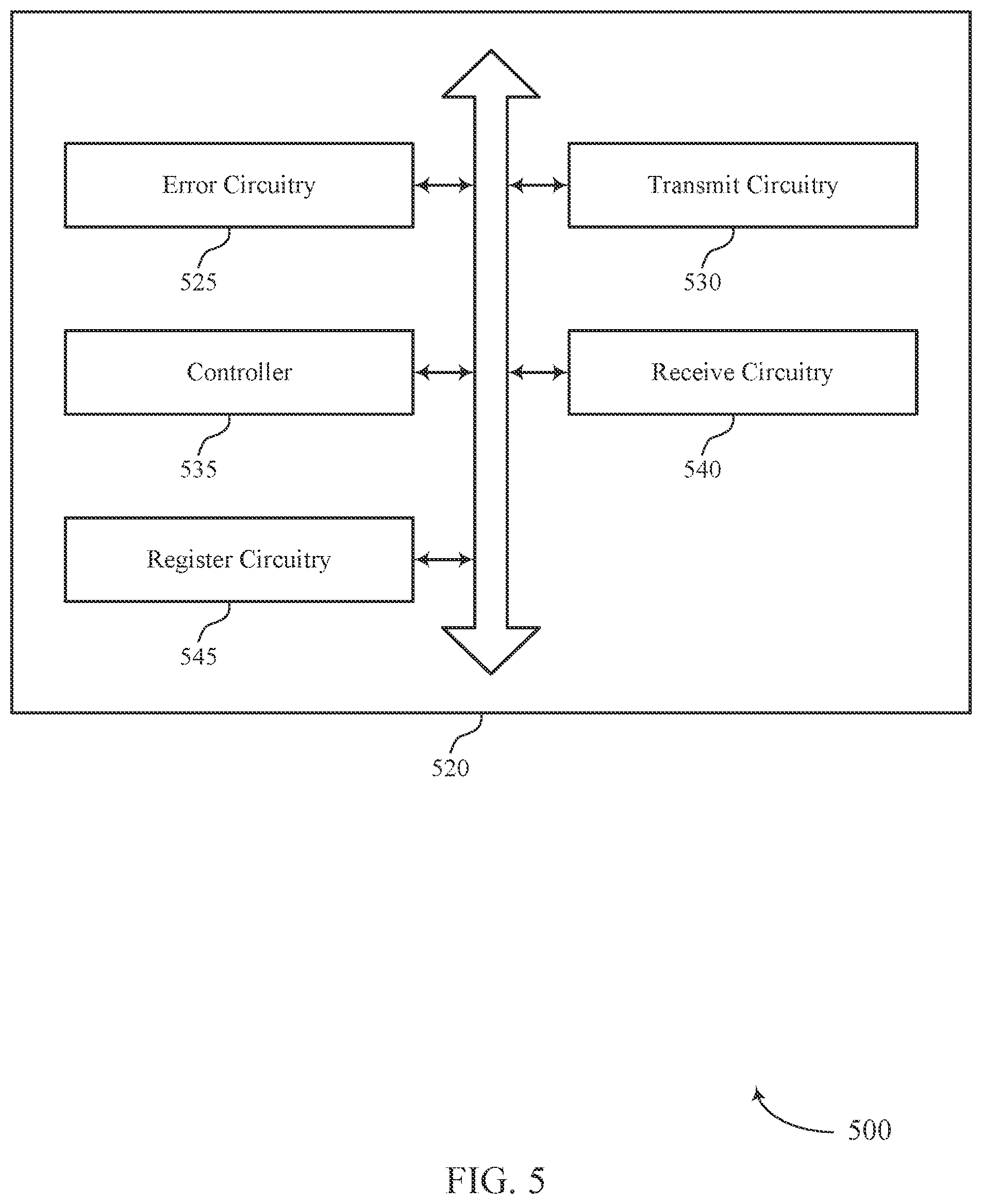 Patent US11782608 Figure 5 – Error information signaling for memory