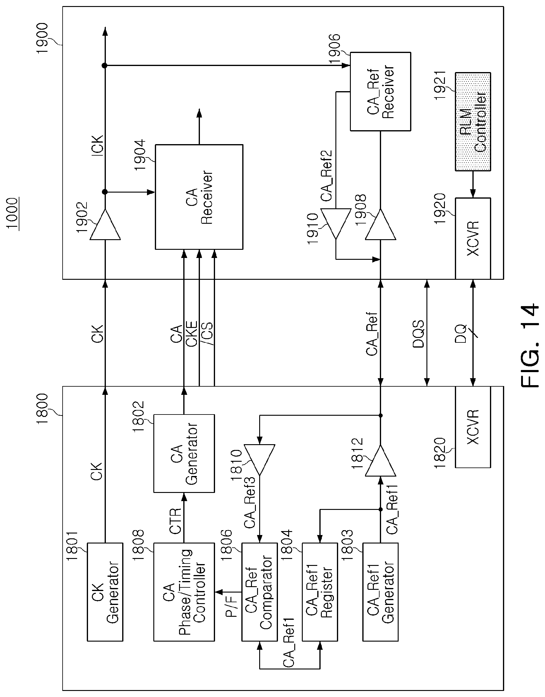 Patent US11782618 Figure 18 – Memory device, method of calibrating signal level thereof, and memory system having the same