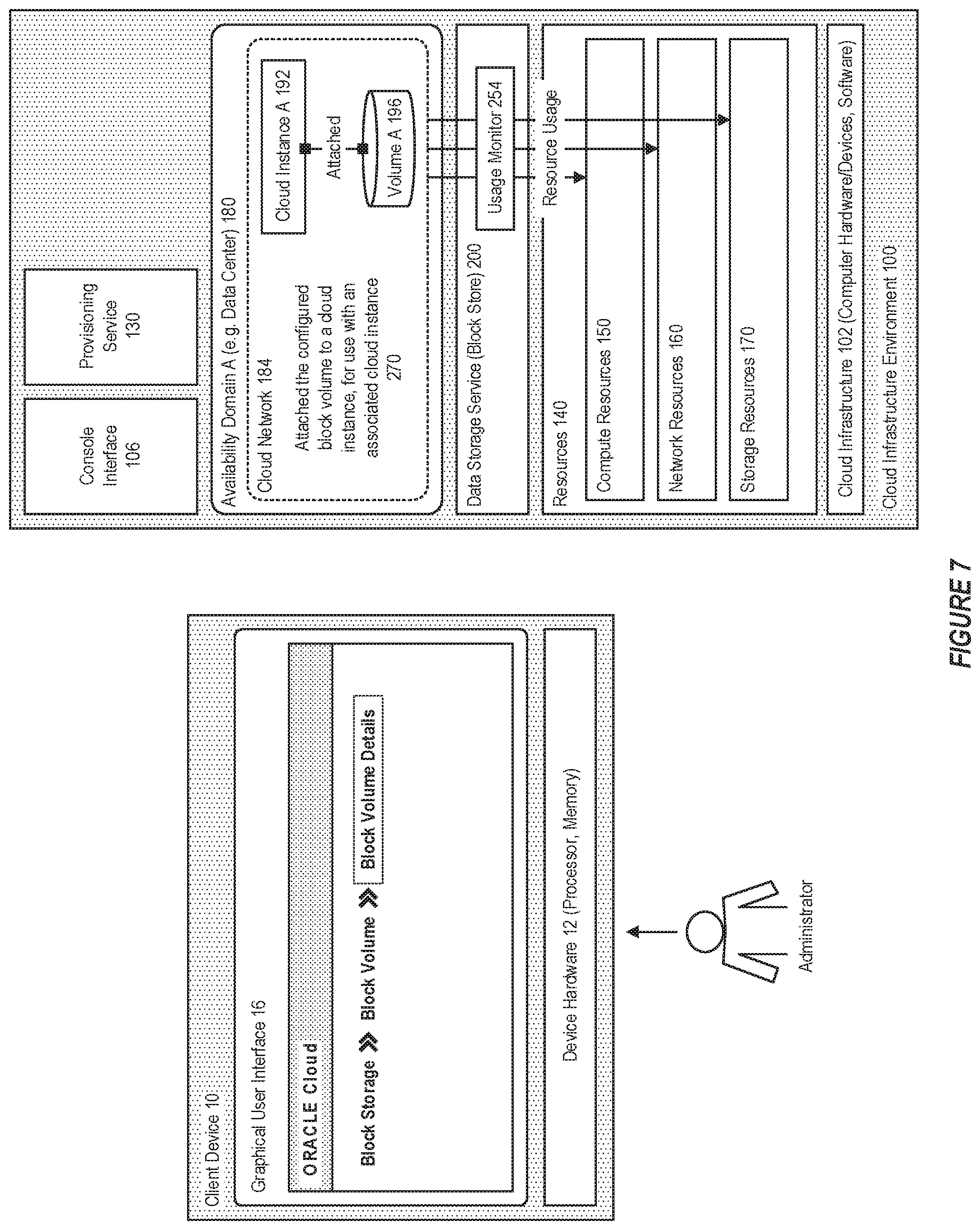 Patent US11782620 Figure 7 – System and method for tiered data storage in a cloud infrastructure environment