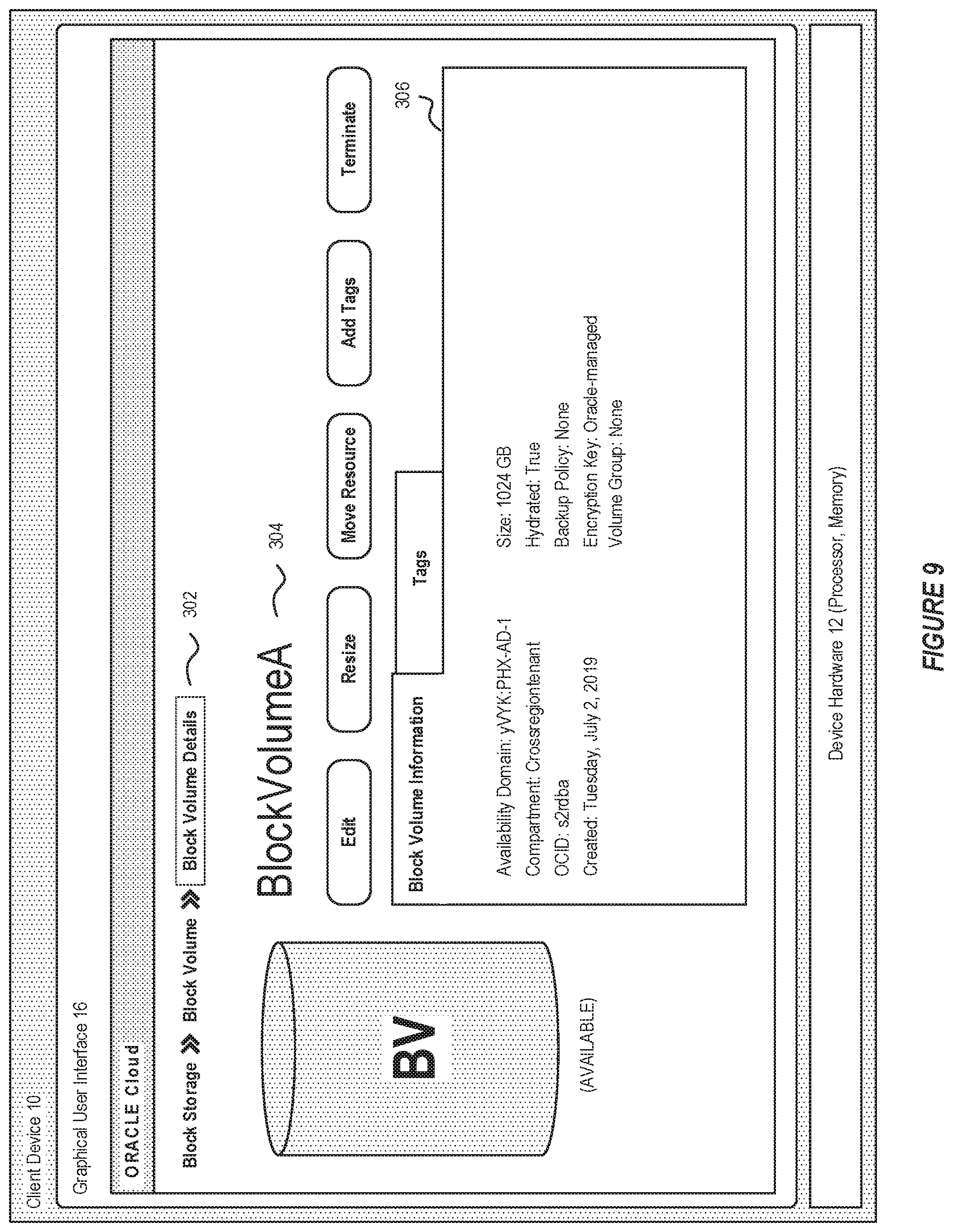Patent US11782620 Figure 9 – System and method for tiered data storage in a cloud infrastructure environment