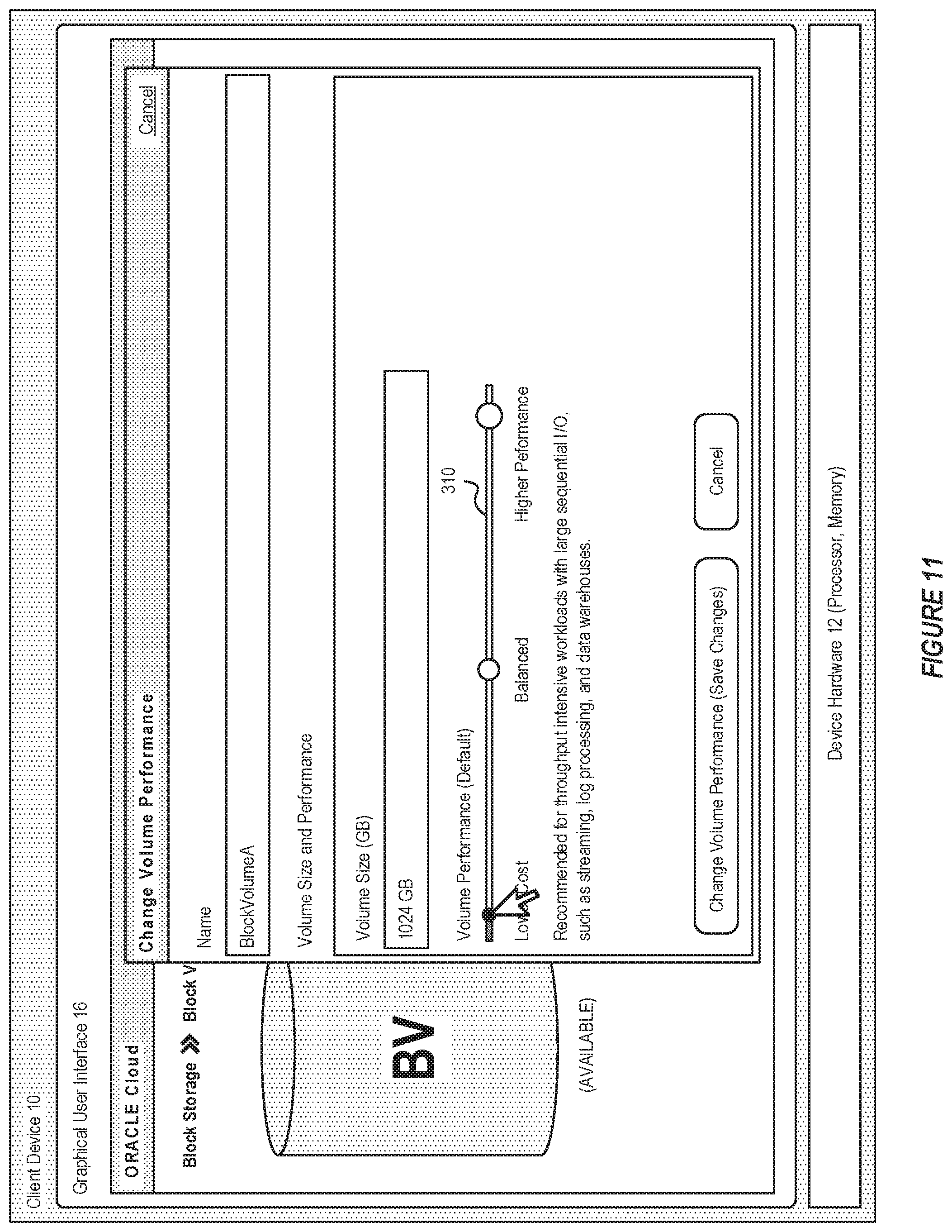 Patent US11782620 Figure 11 – System and method for tiered data storage in a cloud infrastructure environment