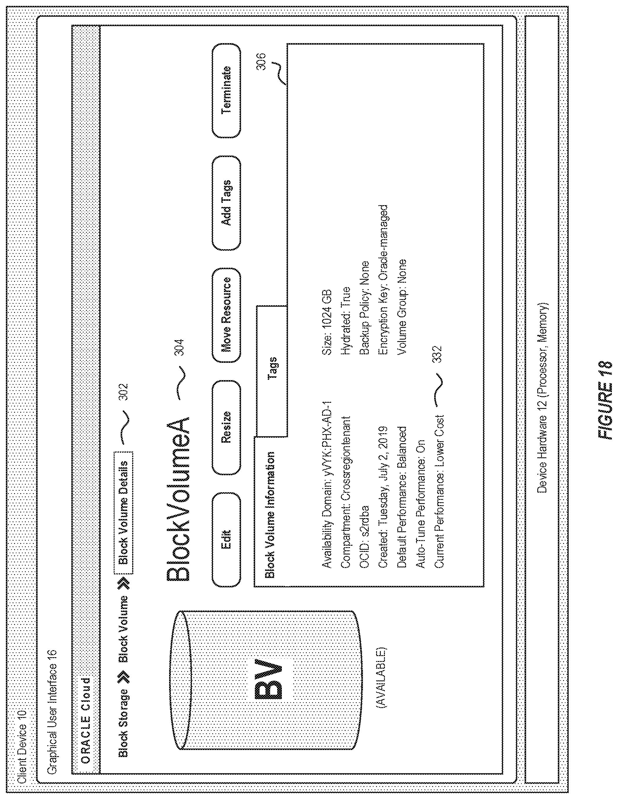 Patent US11782620 Figure 18 – System and method for tiered data storage in a cloud infrastructure environment