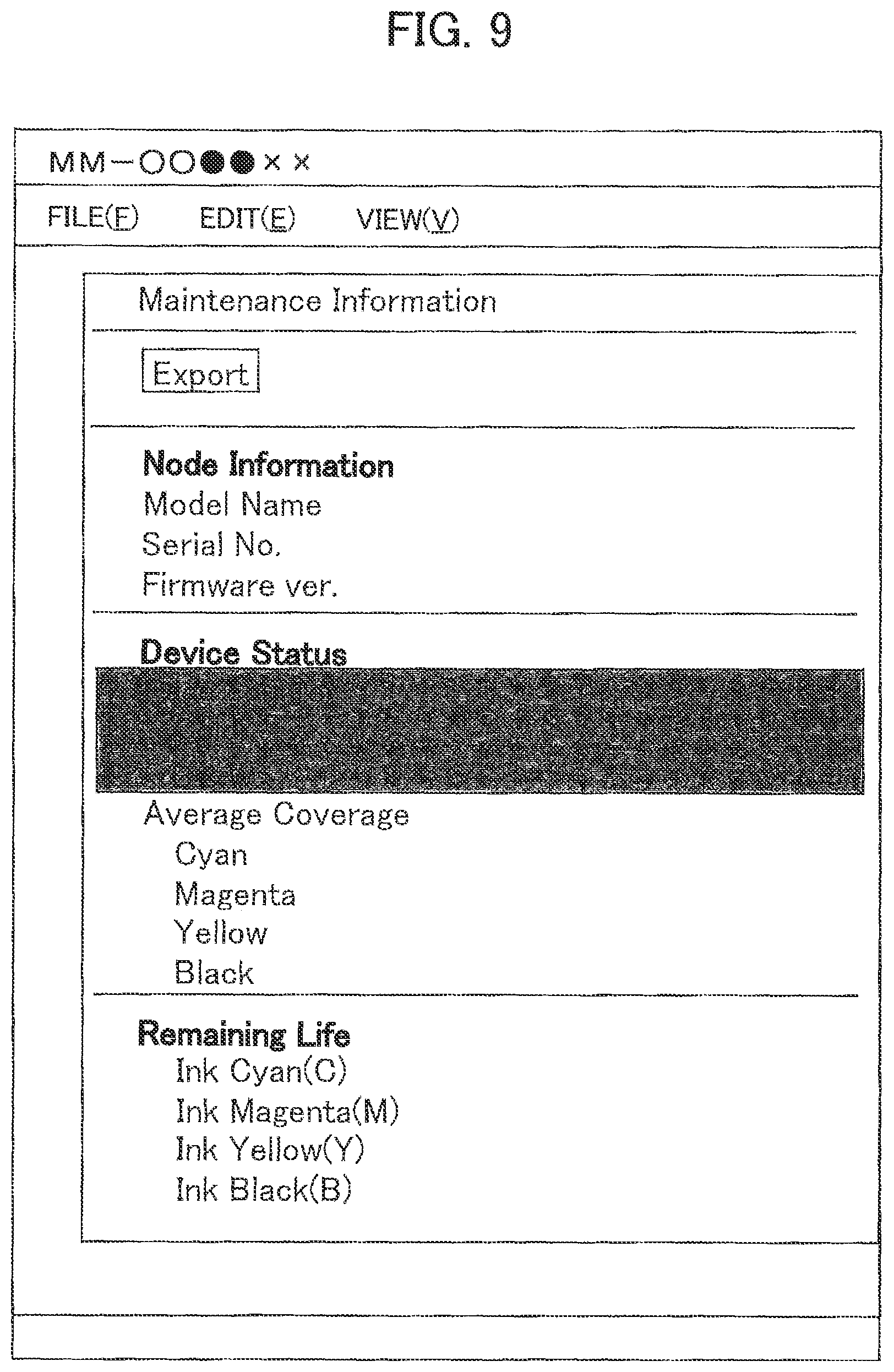 Patent US11782650 Figure 8 – Printing device modifying display mode for cumulative value of printing count