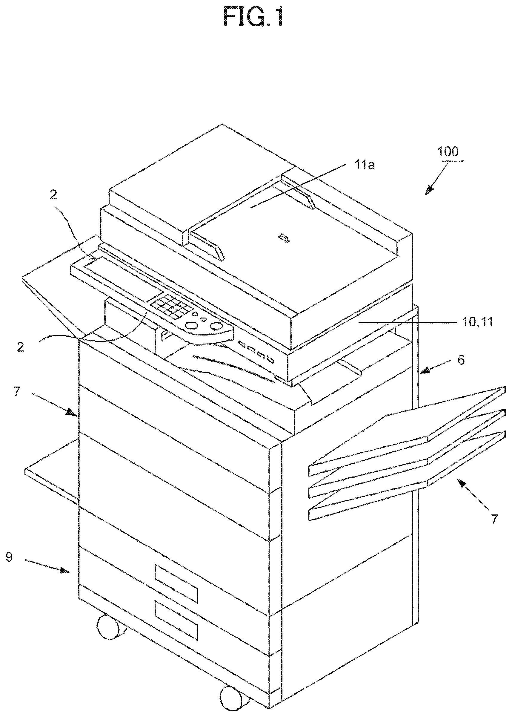 Patent US11782651 Figure 1 – Image formation apparatus and method of control