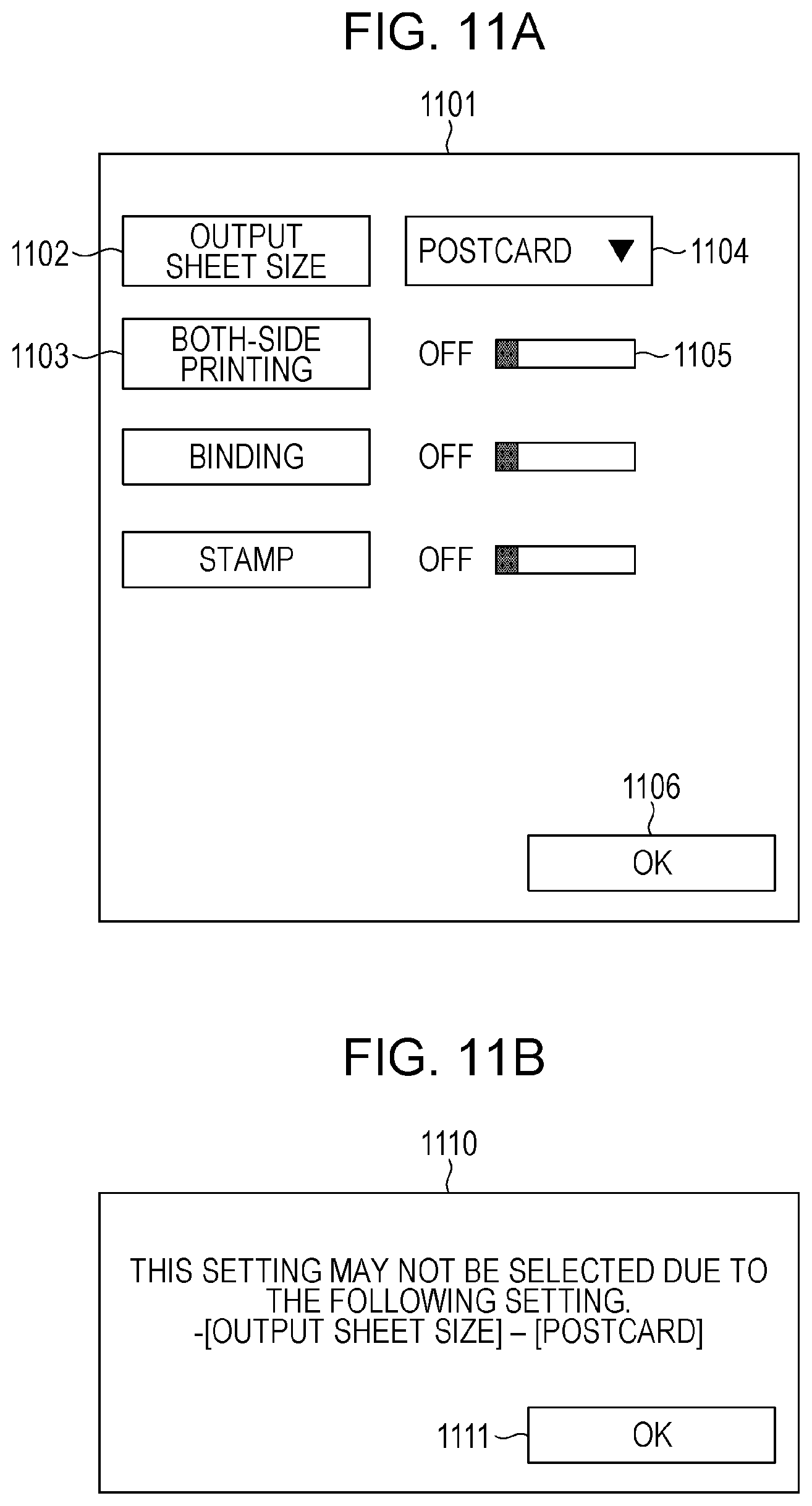 Patent US11782656 Figure 11 – Information processing apparatus processing print setting, control method, and control program