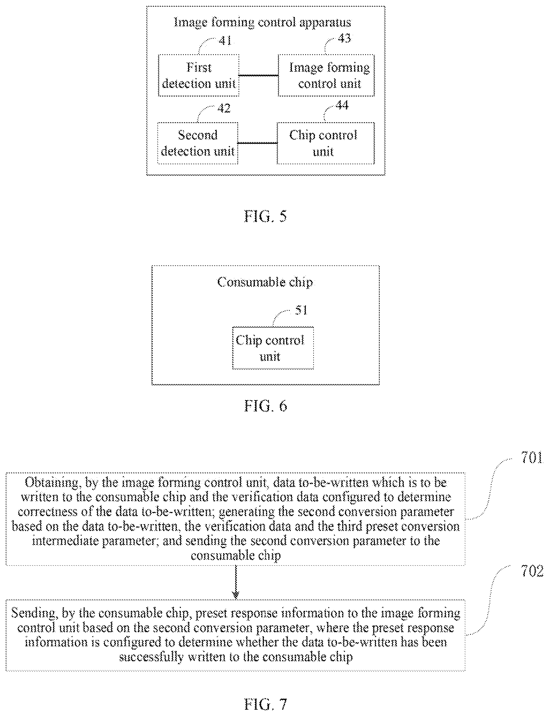 Patent US11782665 Figure 4 – Image forming control method, consumable chip, image forming apparatus, and consumable
