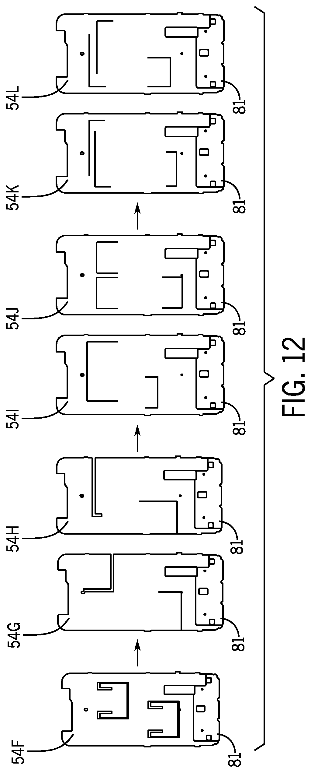 Patent US11782668 Figure 8 – Electromagnetic band gap structures