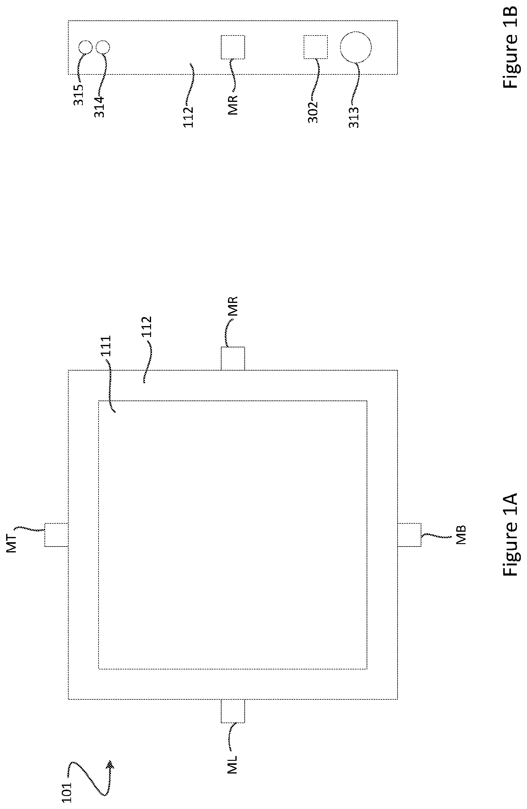 Patent US11782671 Figure 1 – Master/slave modular display system