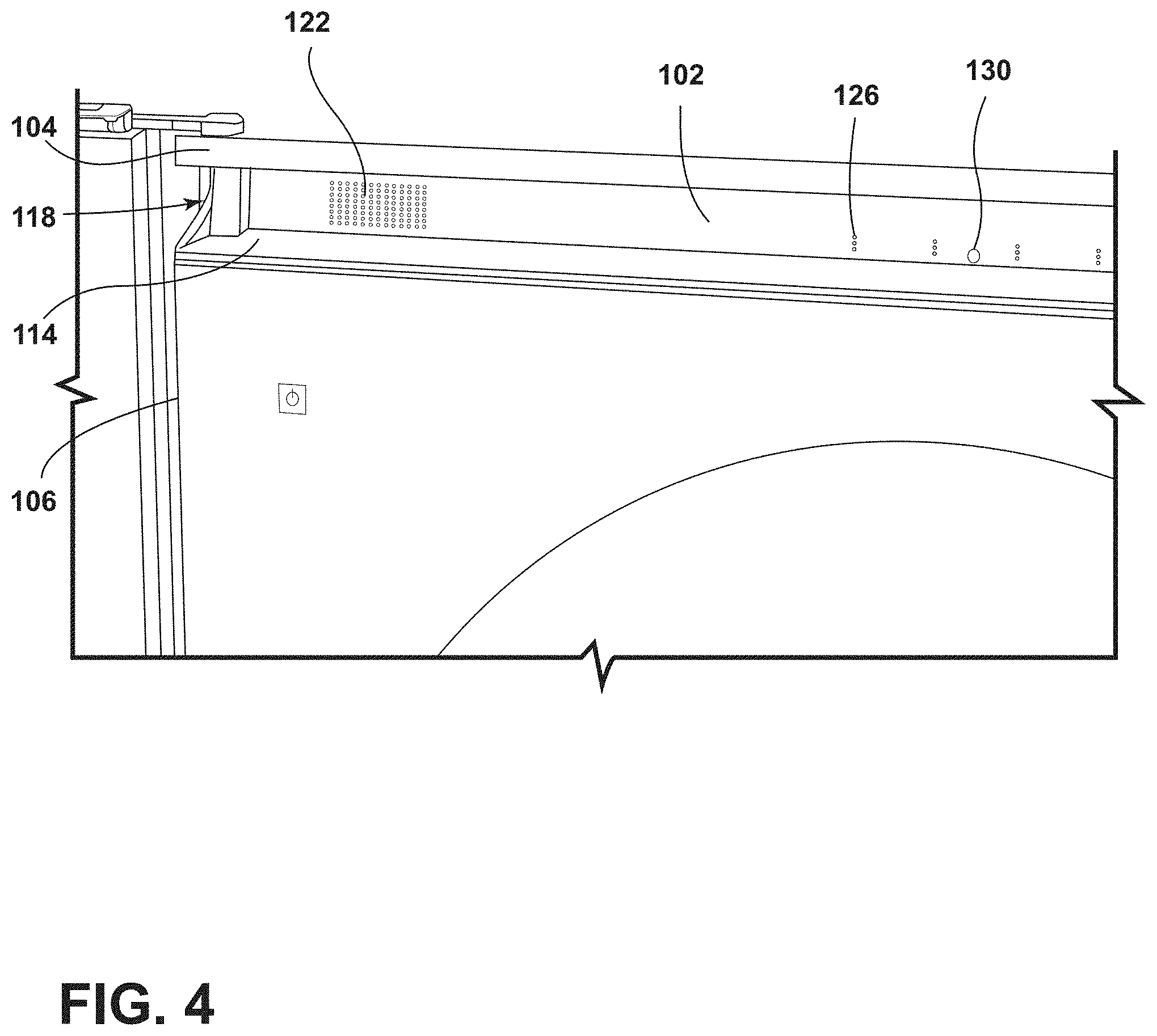 Patent US11782677 Figure 4 – User-interface system for a laundry appliance