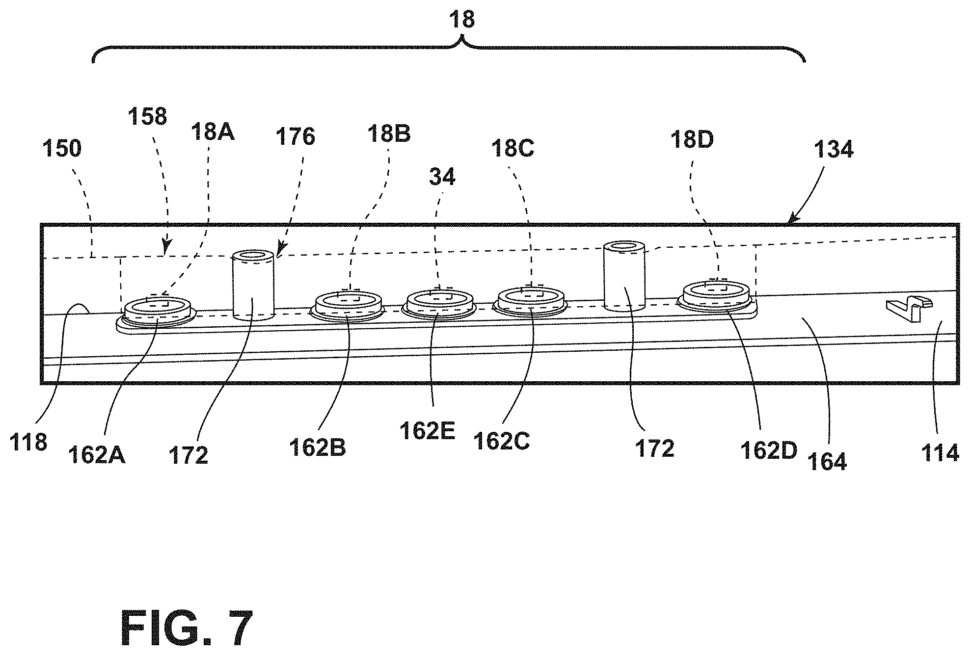 Patent US11782677 Figure 7 – User-interface system for a laundry appliance