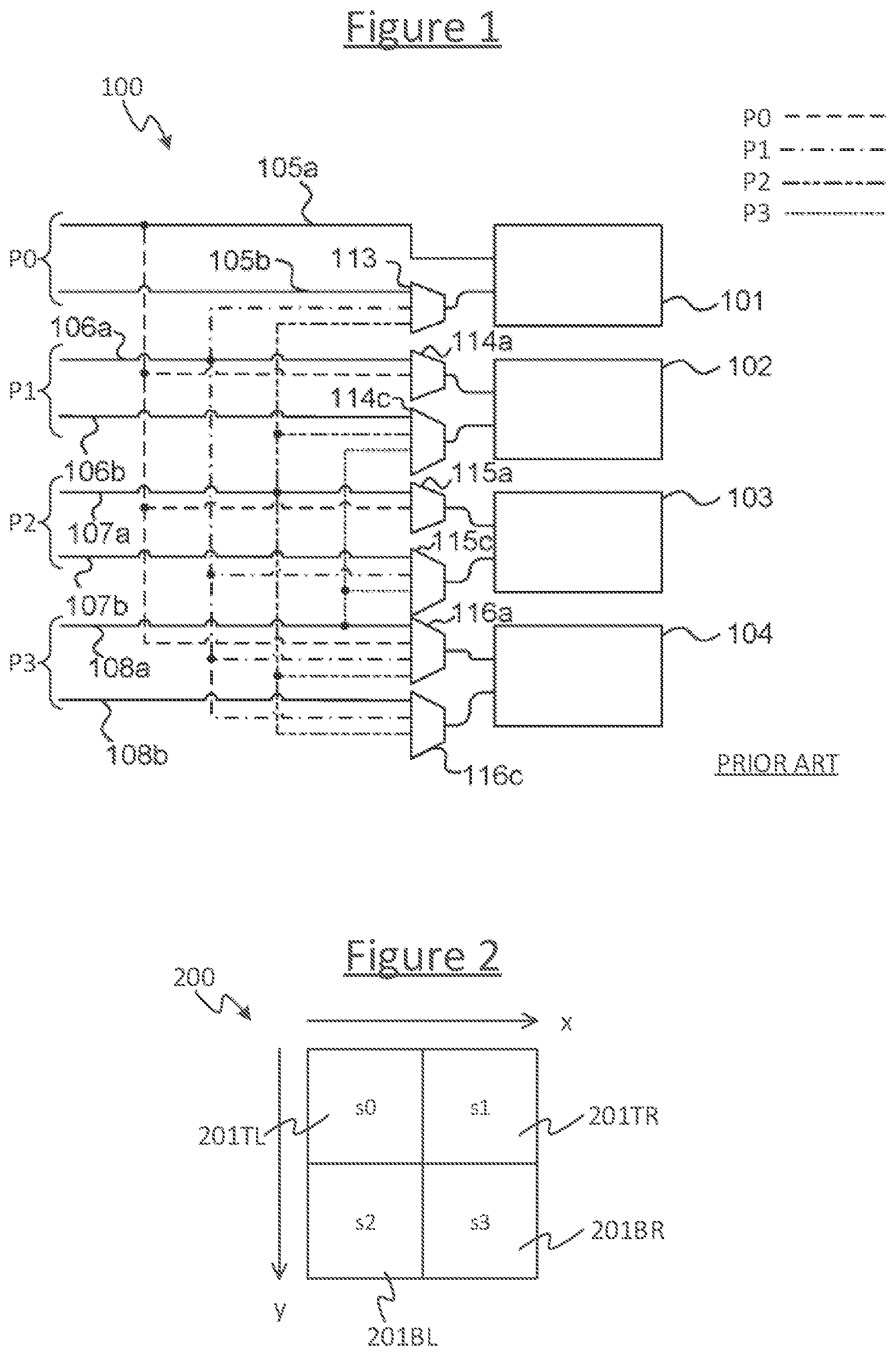 Patent US11782679 Figure 1 – Multiplexing between different processing channels