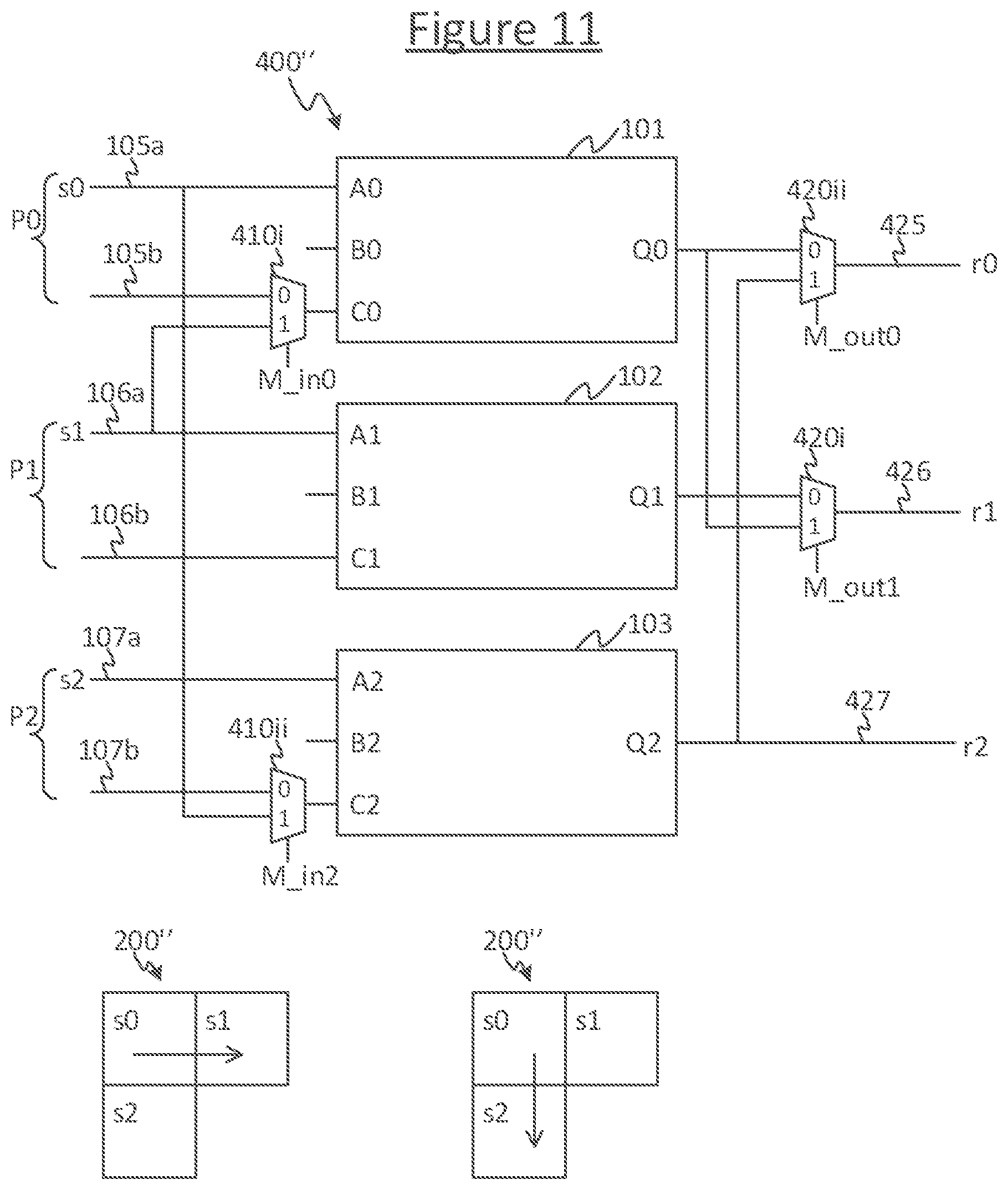 Patent US11782679 Figure 13 – Multiplexing between different processing channels