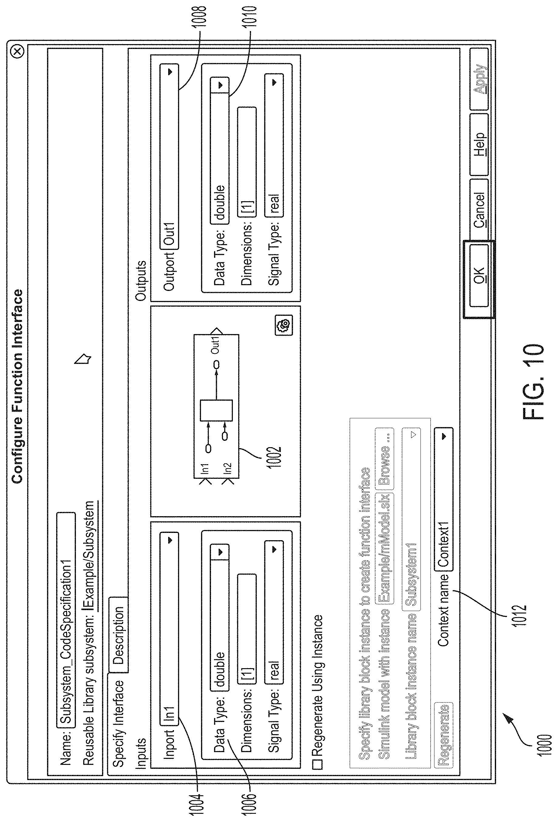 Patent US11782682 Figure 10 – Providing metric data for patterns usable in a modeling environment