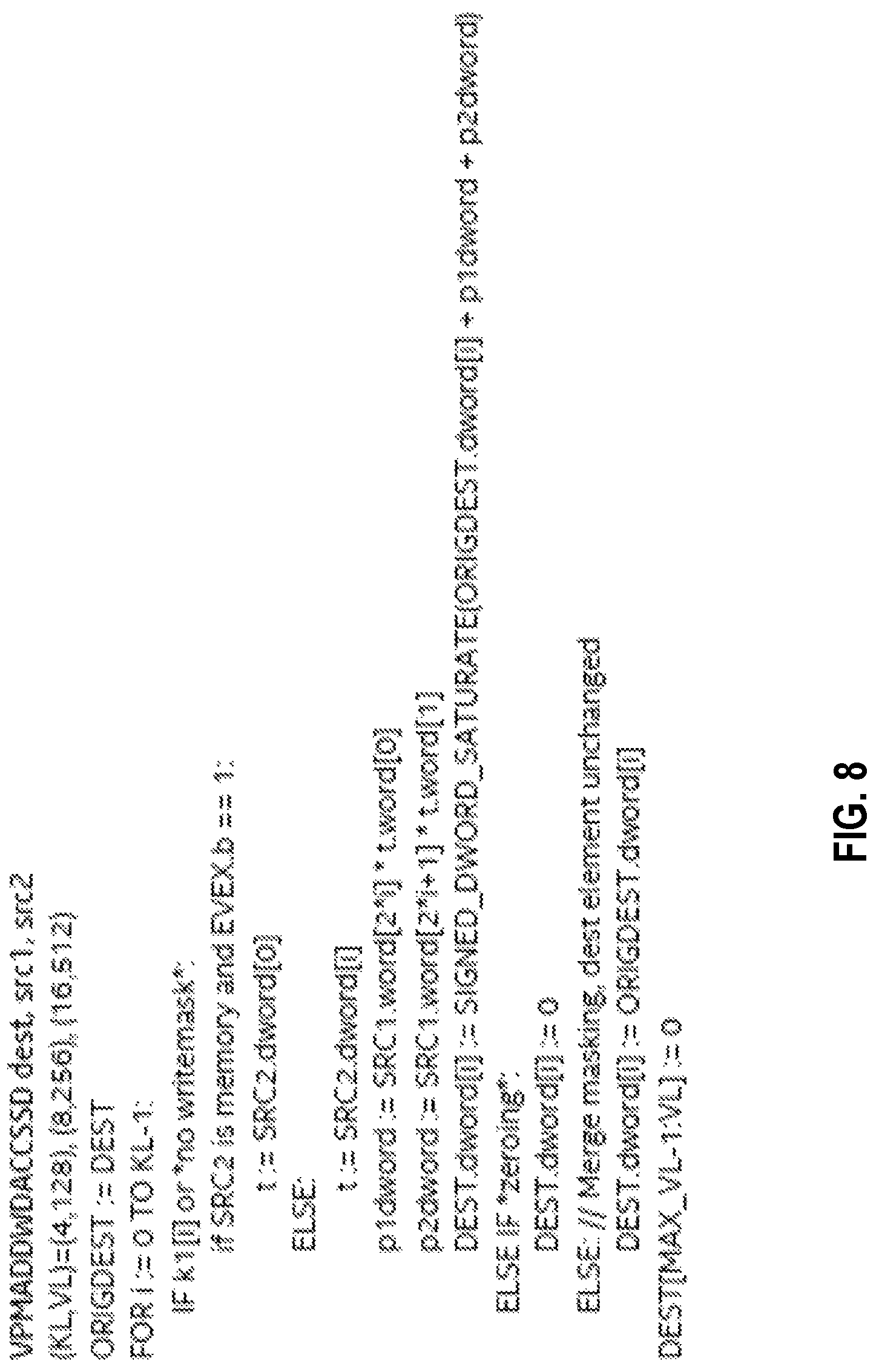 Patent US11782709 Figure 8 – Systems, apparatuses, and methods for addition of partial products