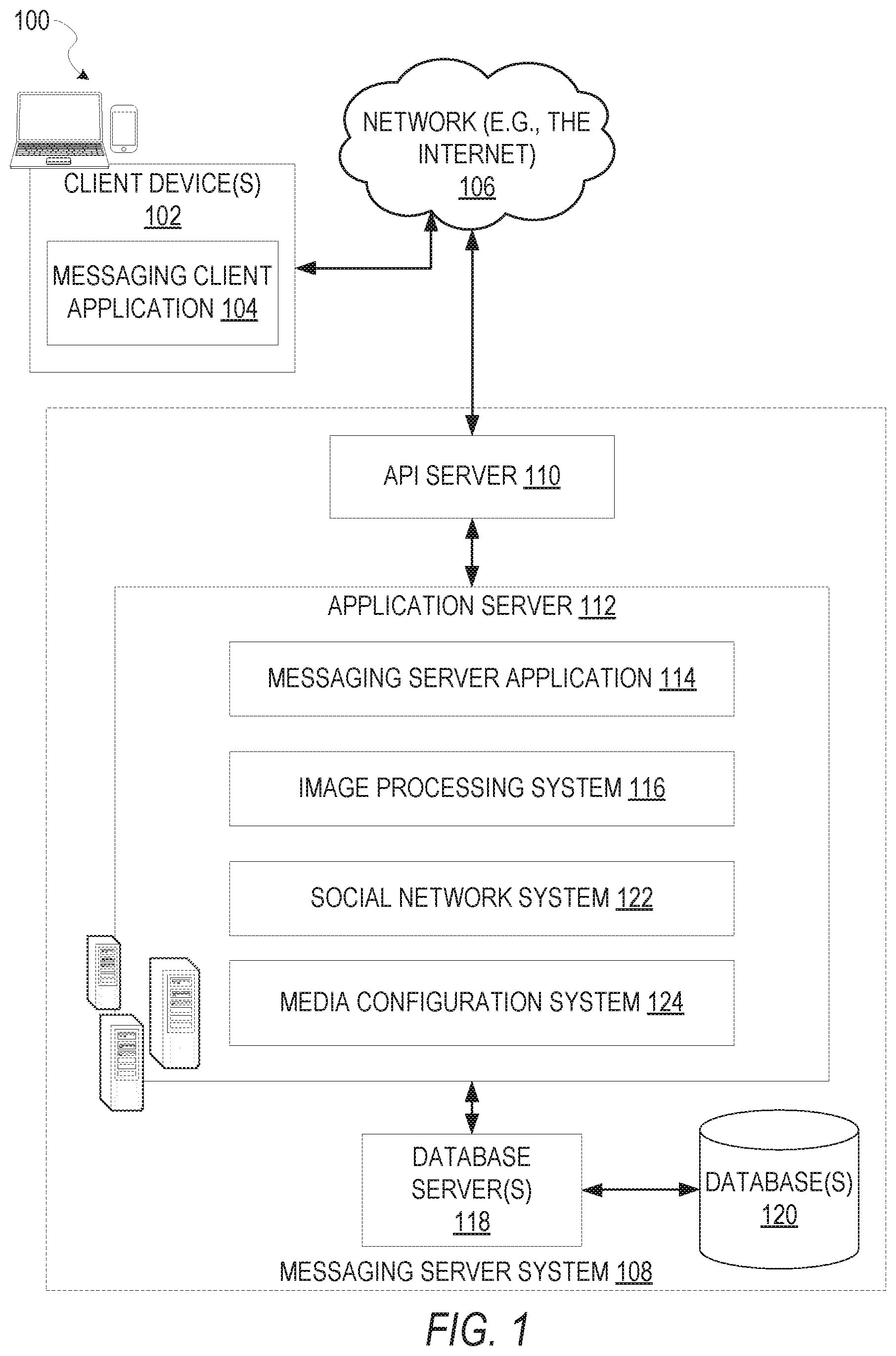 Patent US11782740 Figure 1 – Interface to configure media content