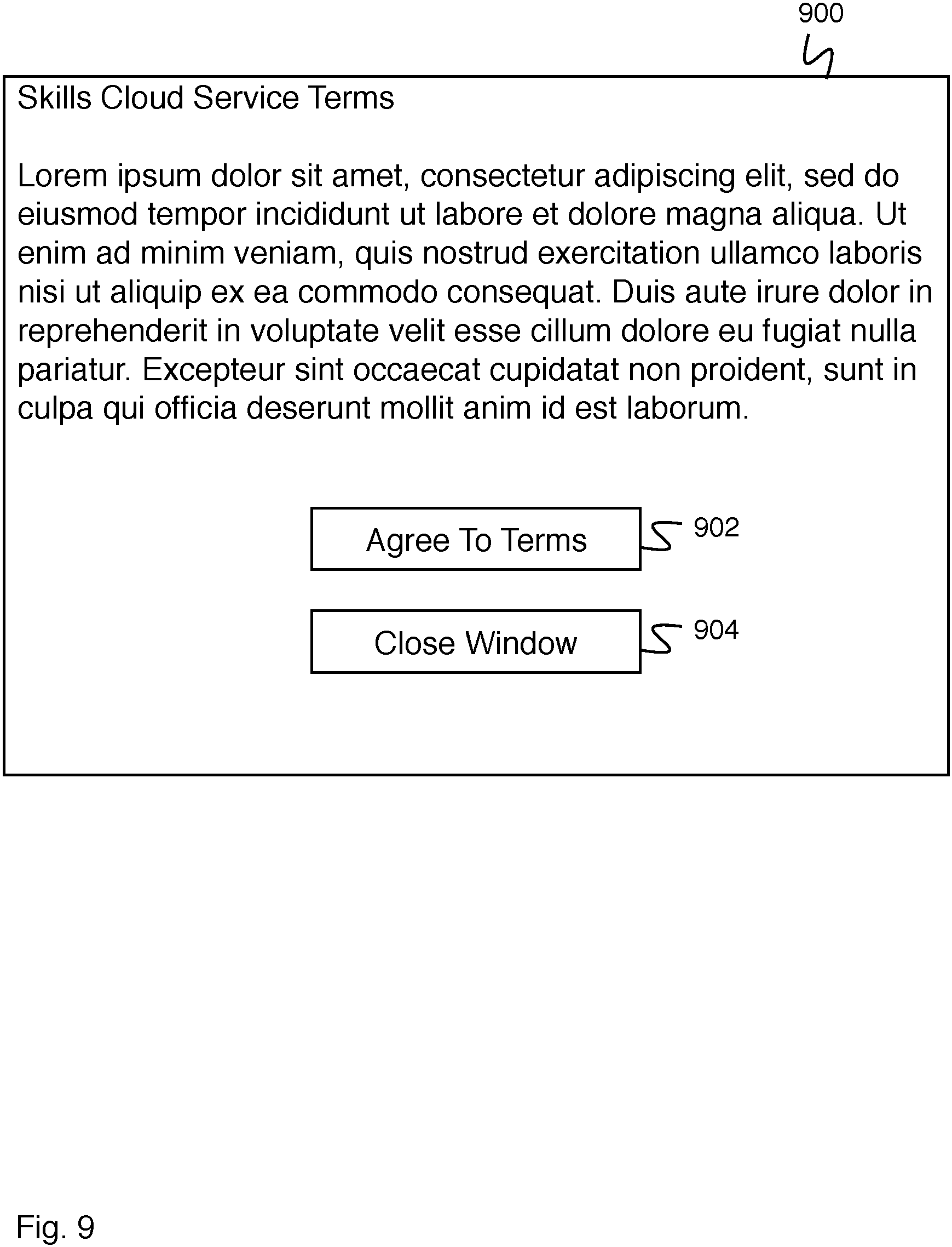 Patent US11782749 Figure 9 – Tenant security control of data for application services