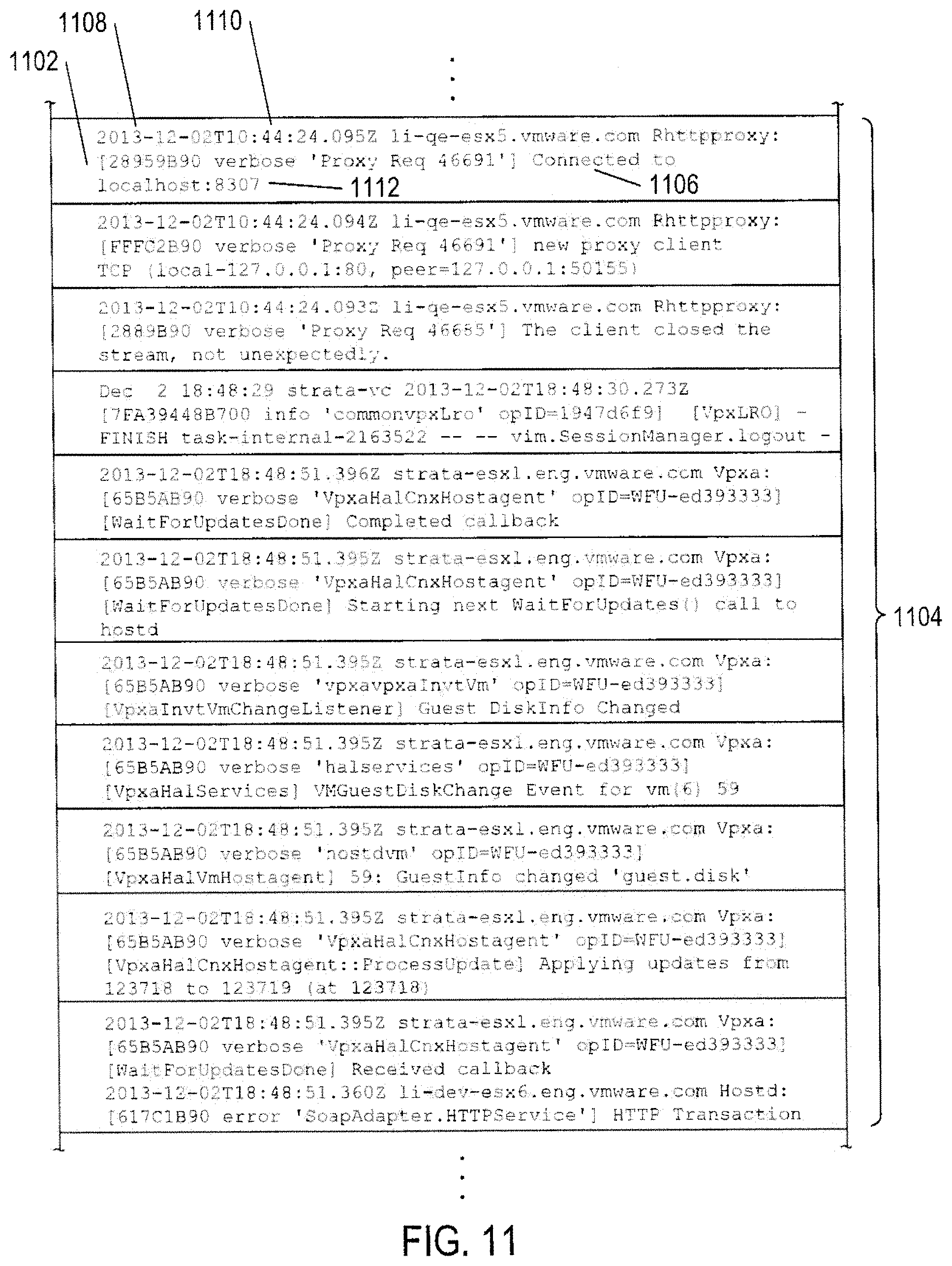 Patent US11782771 Figure 14 – Method and subsystem within a distributed log-analytics system that automatically determines and enforces log-retention periods for received log-event messages