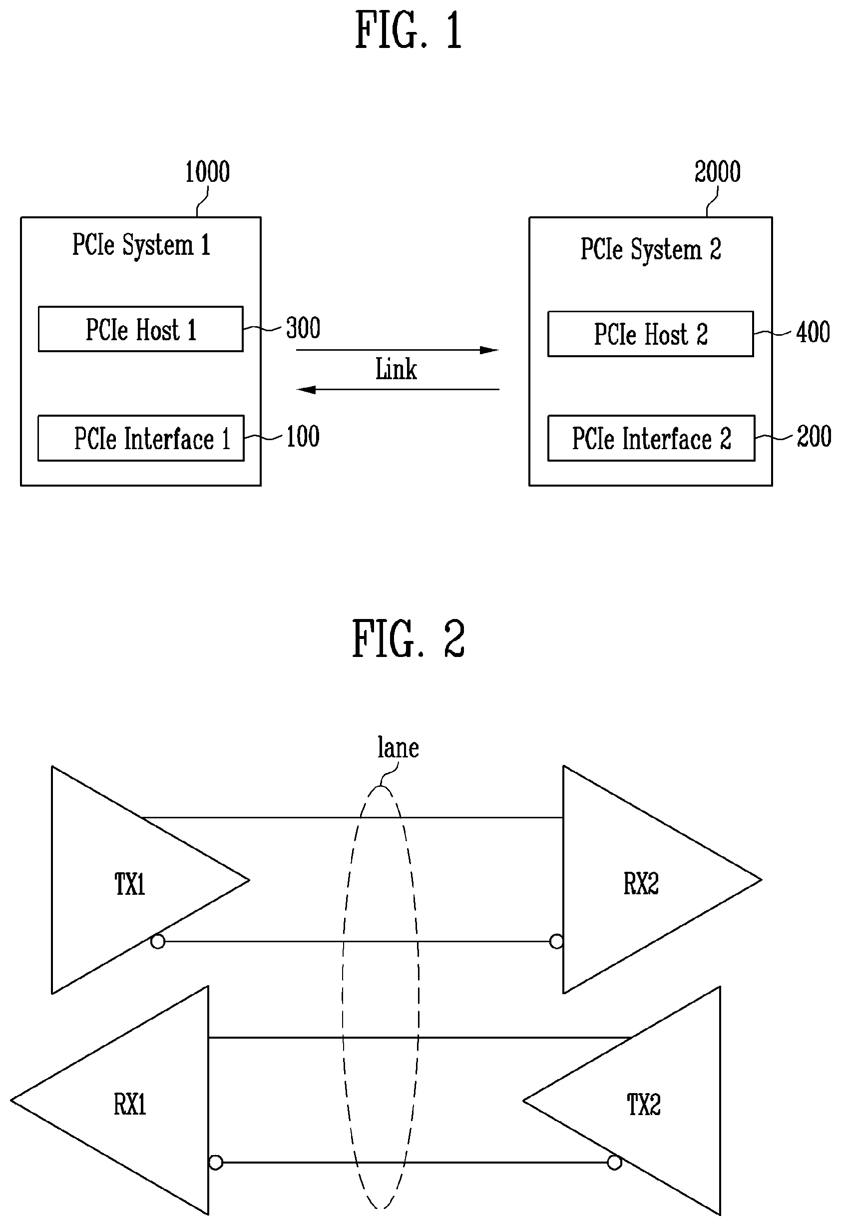 Patent US11782792 Figure 1 – PCIe interface and interface system