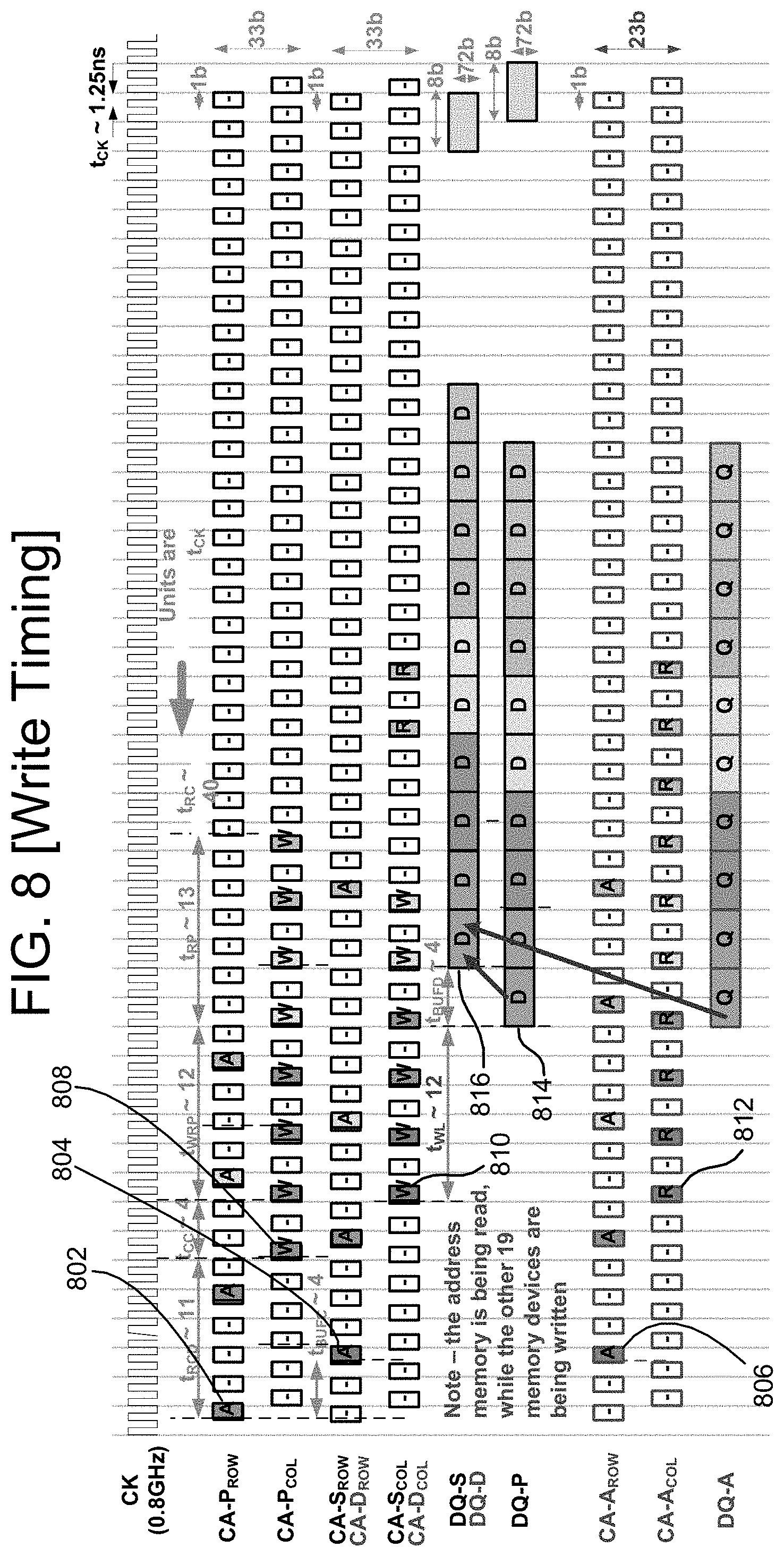 Patent US11782807 Figure 8 – Memory module with dedicated repair devices