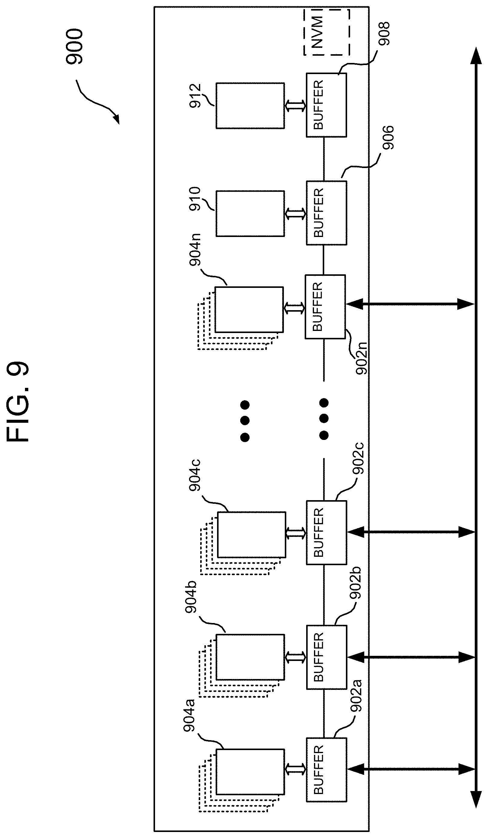 Patent US11782807 Figure 9 – Memory module with dedicated repair devices