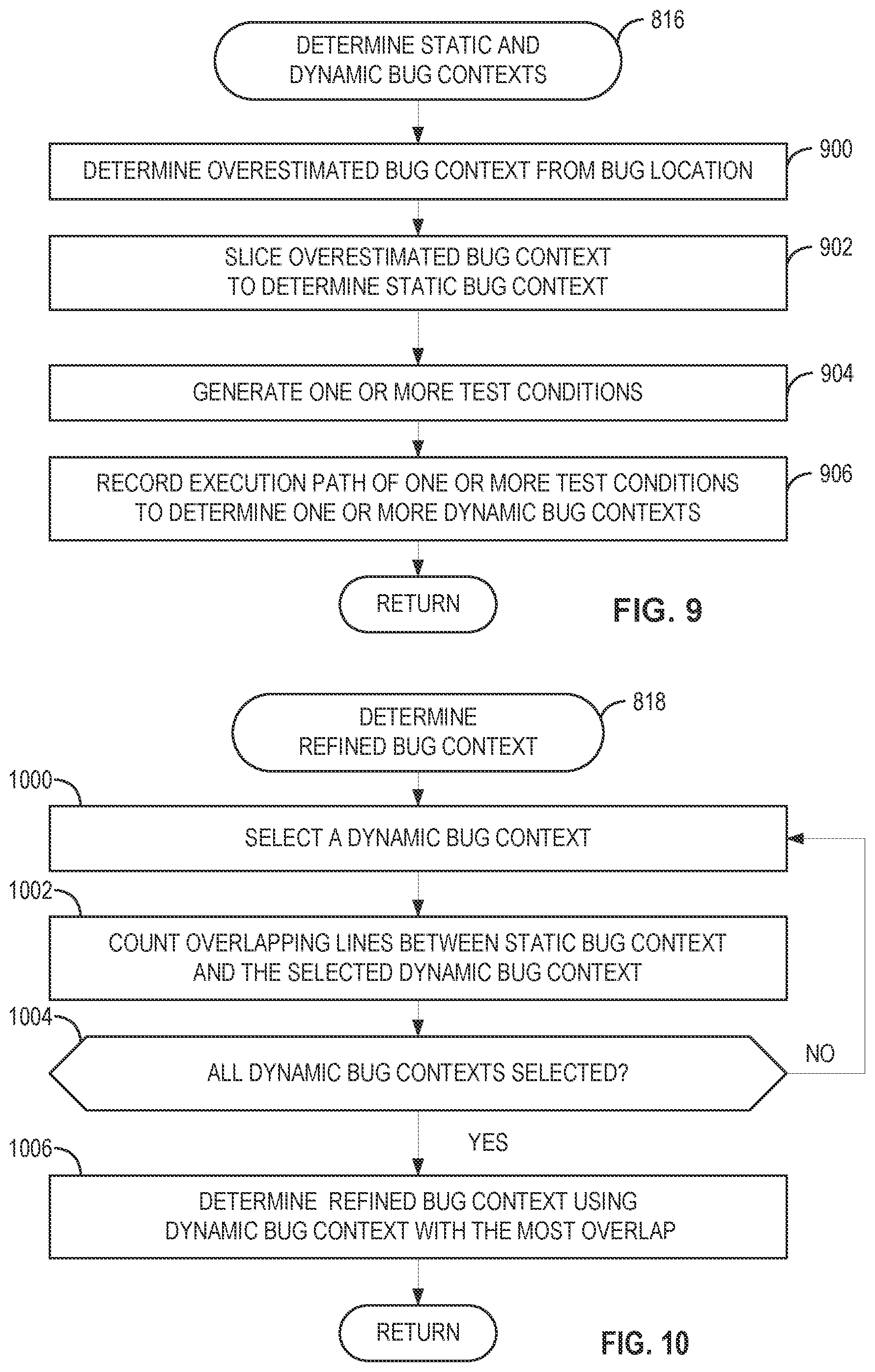 Patent US11782813 Figure 8 – Methods and apparatus to determine refined context for software bug detection and correction
