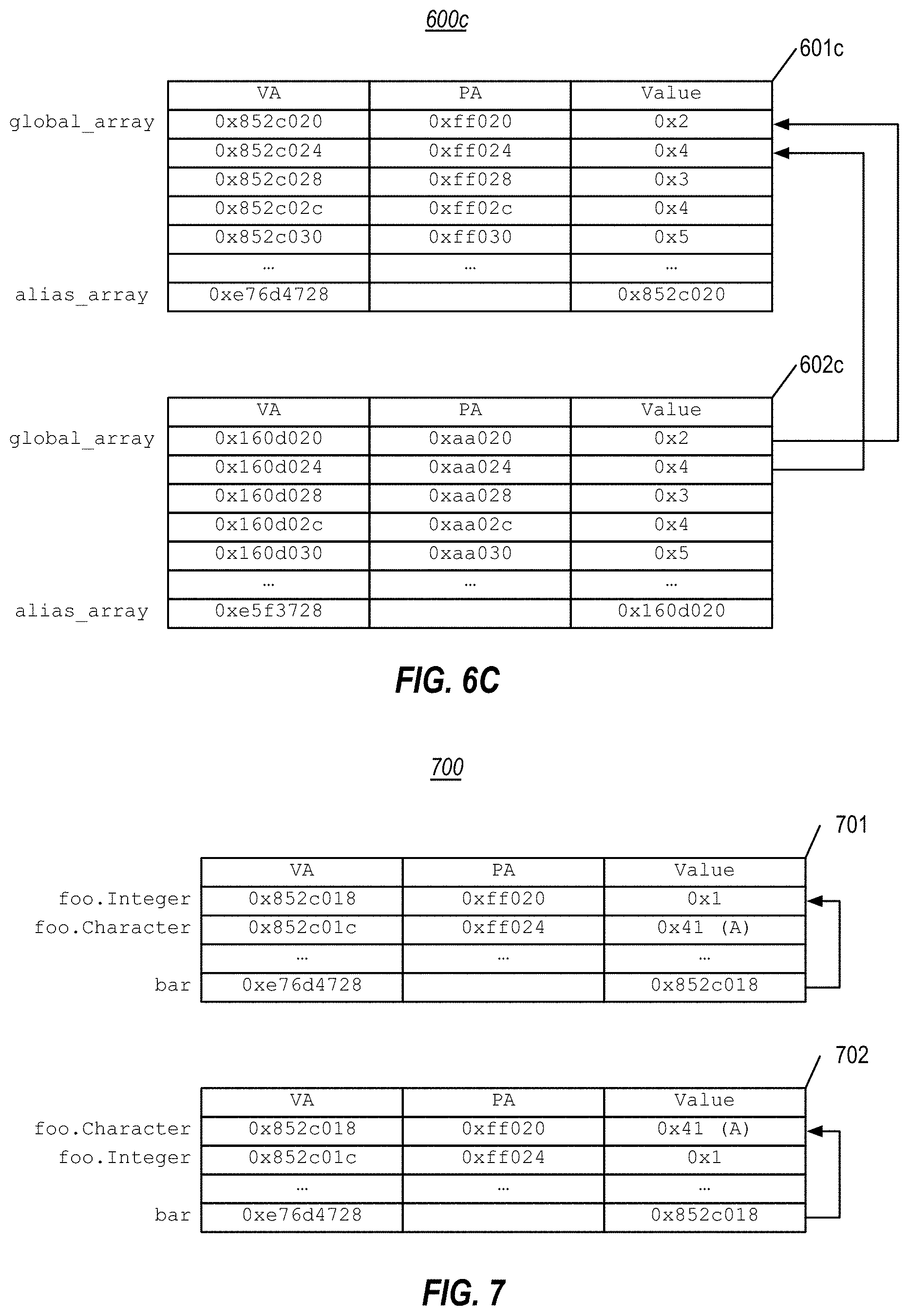 Patent US11782816 Figure 8 – Input/output location transformations when emulating non-traced code with a recorded execution of traced code