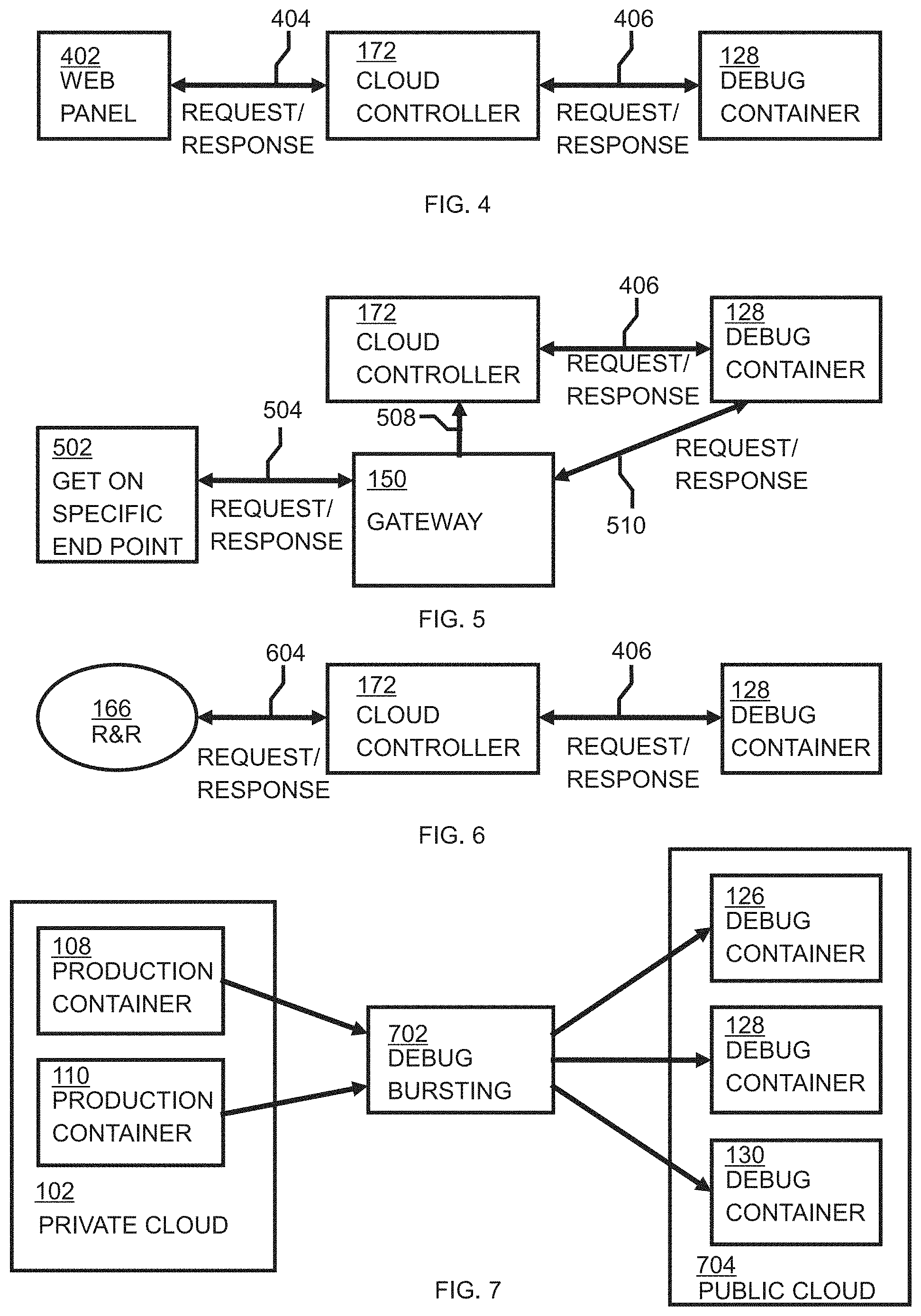 Patent US11782818 Figure 4 – Providing debug information on production containers using debug containers