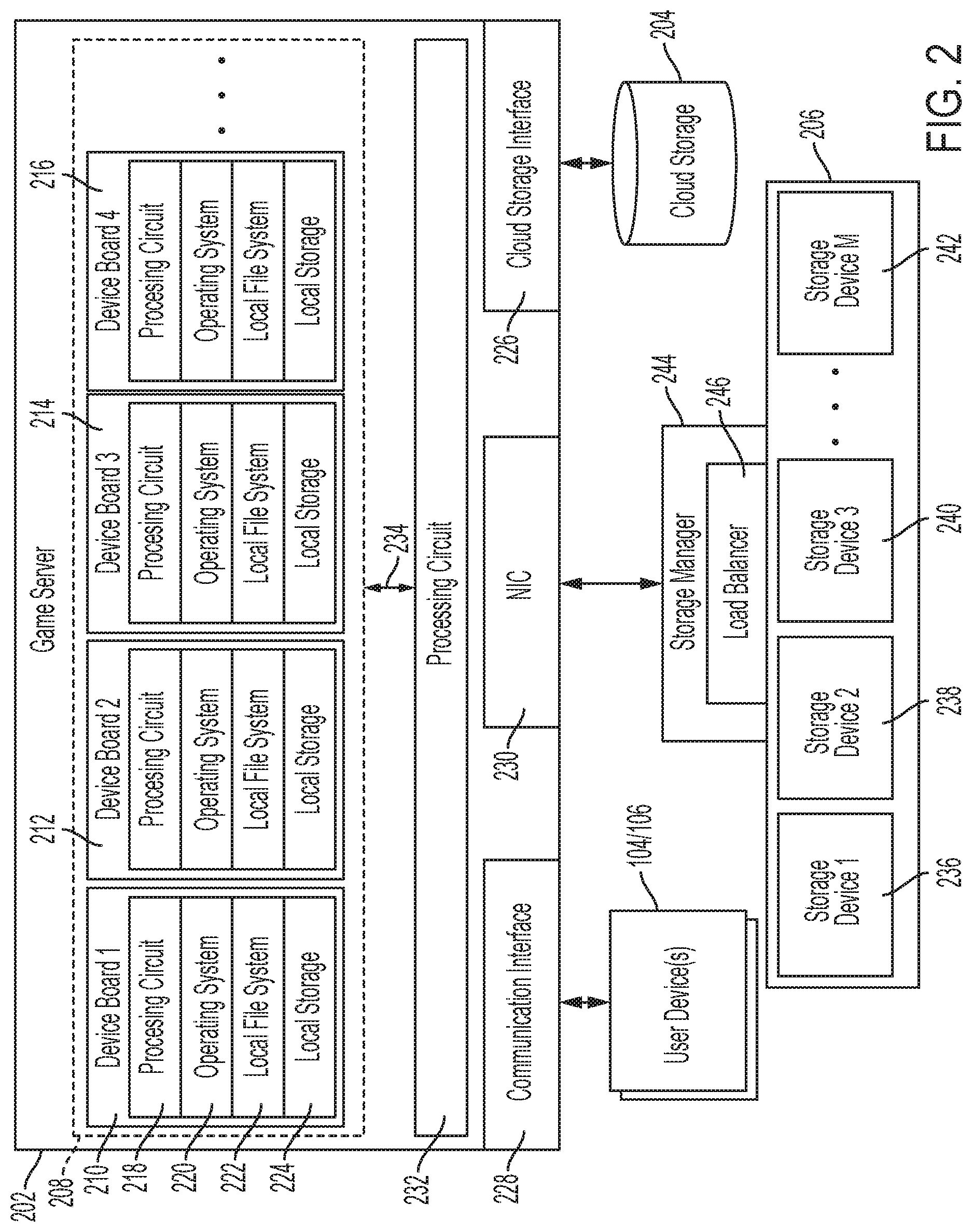 Patent US11782833 Figure 2 – System and method of determining available bandwidth in disaggregated tiered cache for cloud content storage