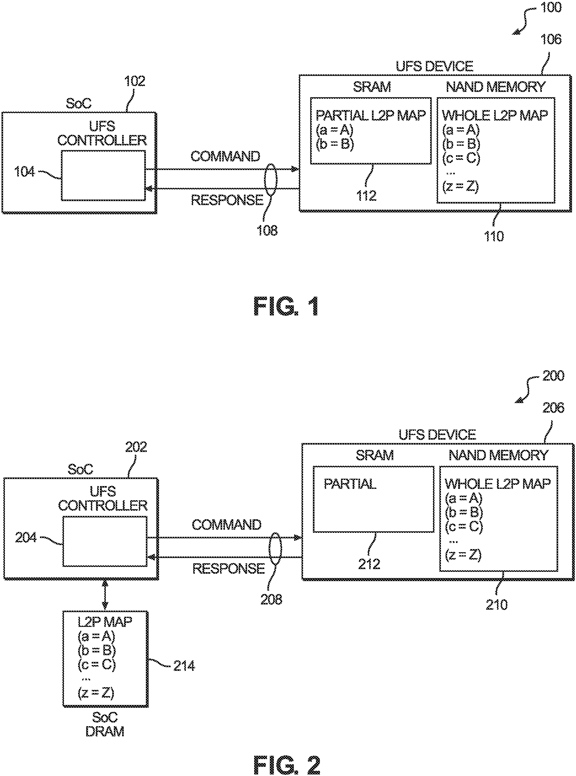 Patent US11782837 Figure 1 – Systems and methods for fast memory access