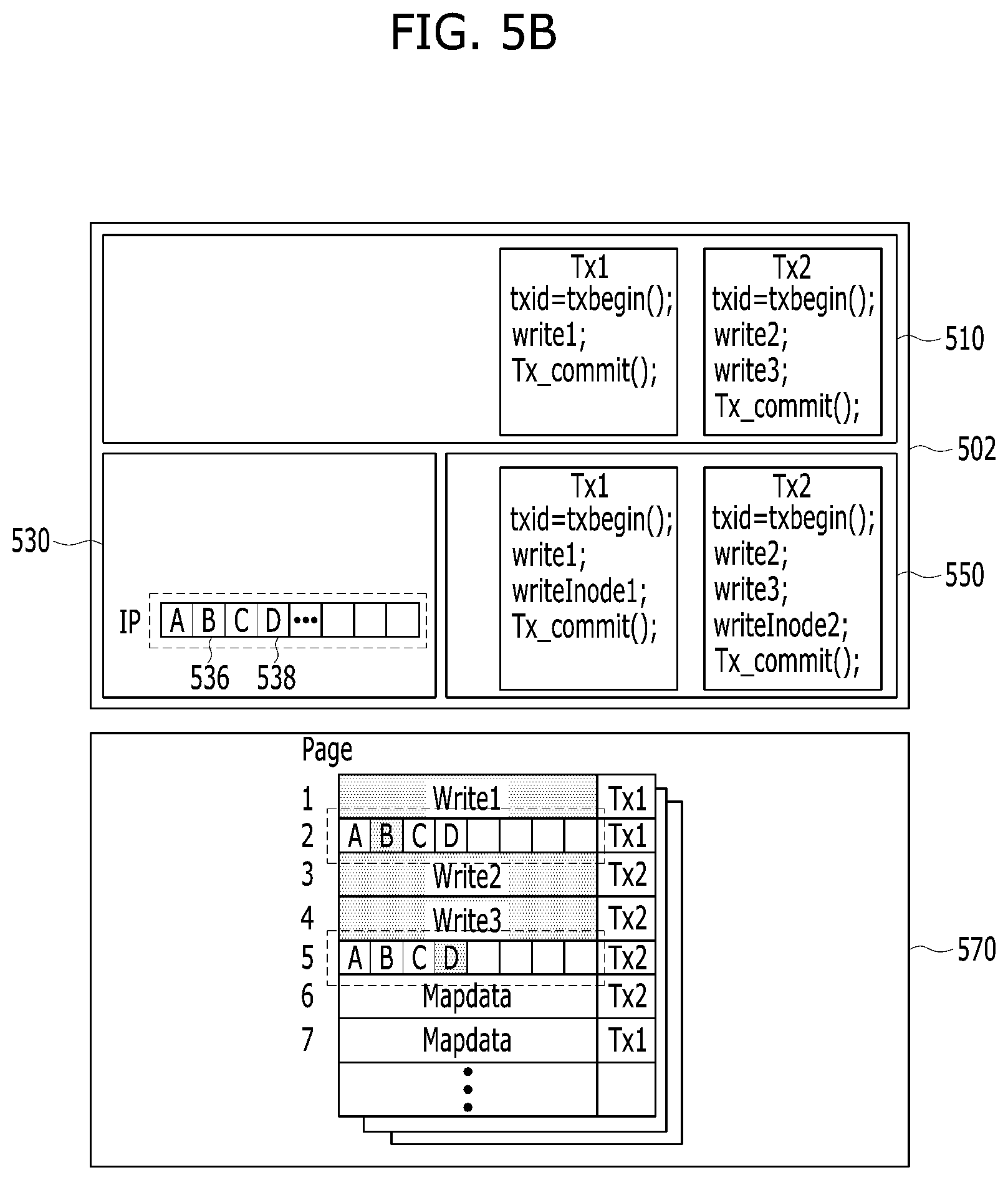 Patent US11782840 Figure 5 – Memory system, operation method thereof, and database system including the memory system