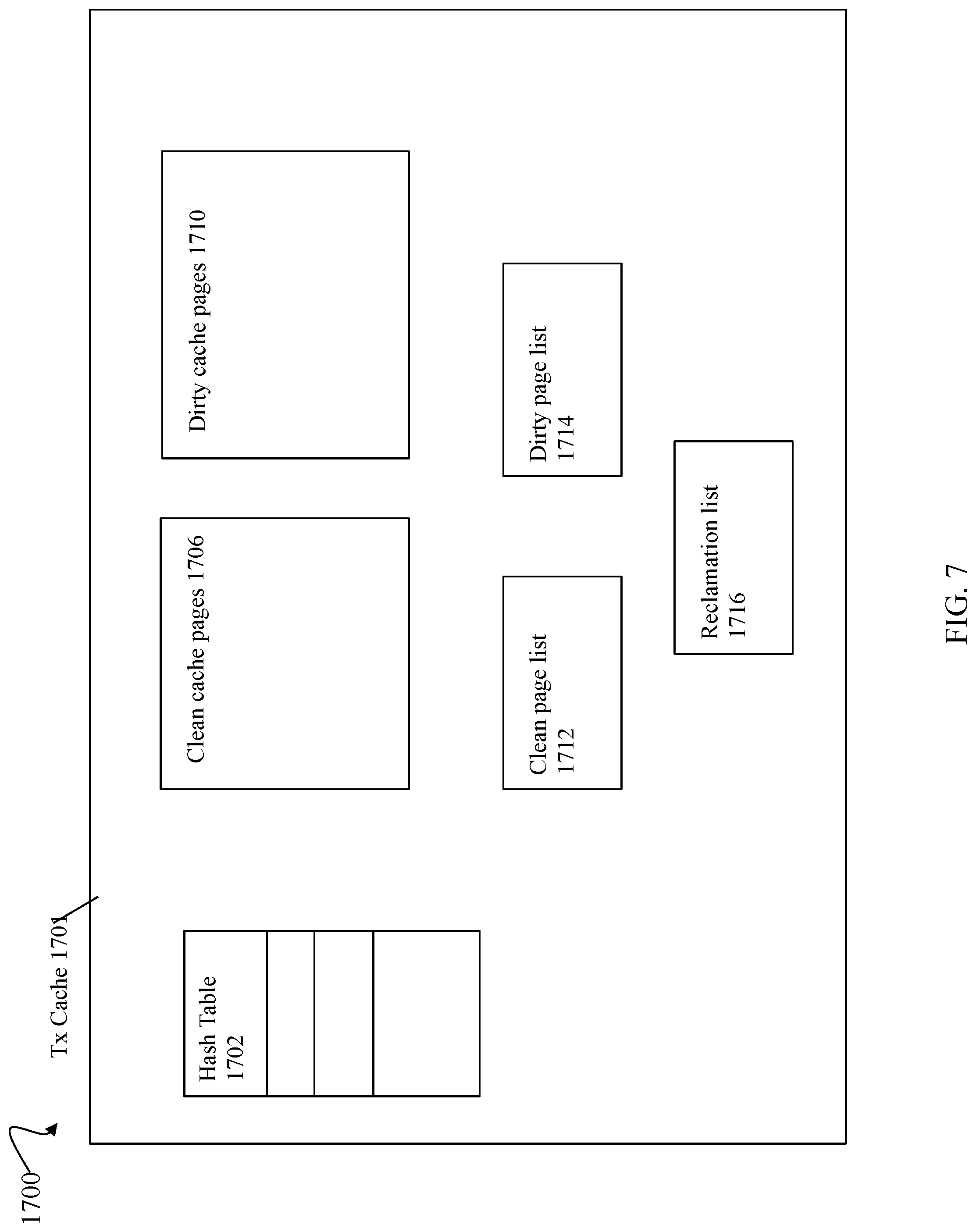 Patent US11782842 Figure 7 – Techniques for reclaiming dirty cache pages