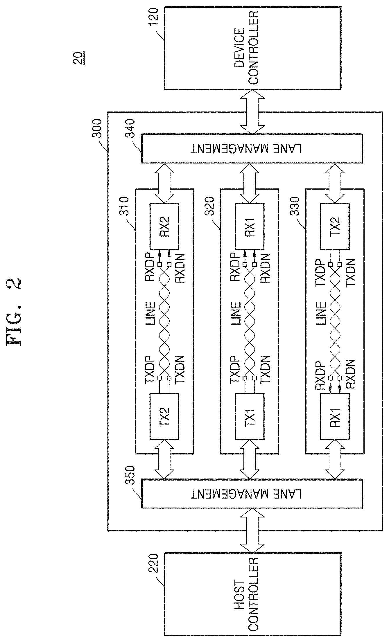 Patent US11782853 Figure 2 – Storage device adjusting data rate and storage system including the same
