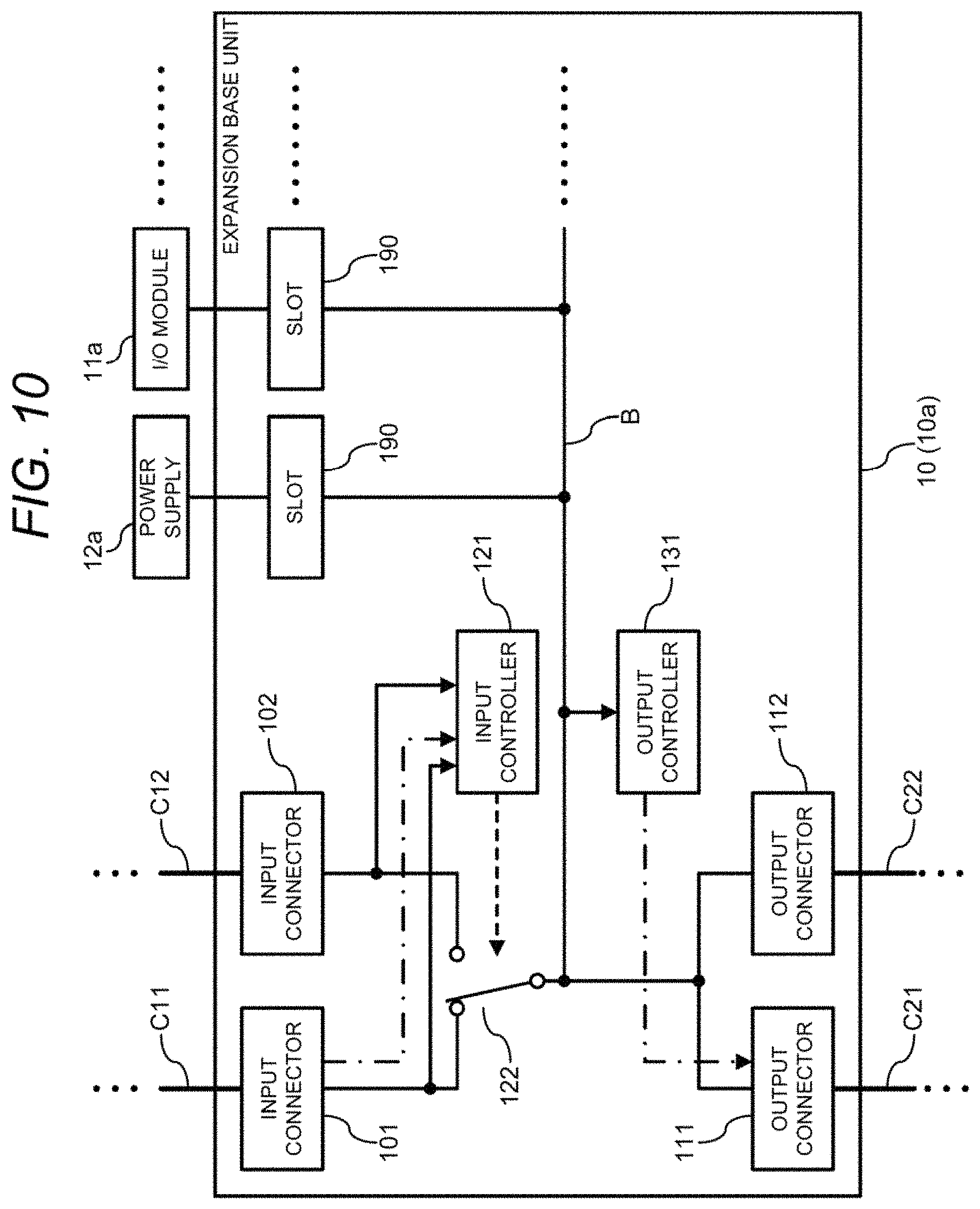 Patent US11782857 Figure 10 – Expansion base unit, control device, control system, and control method