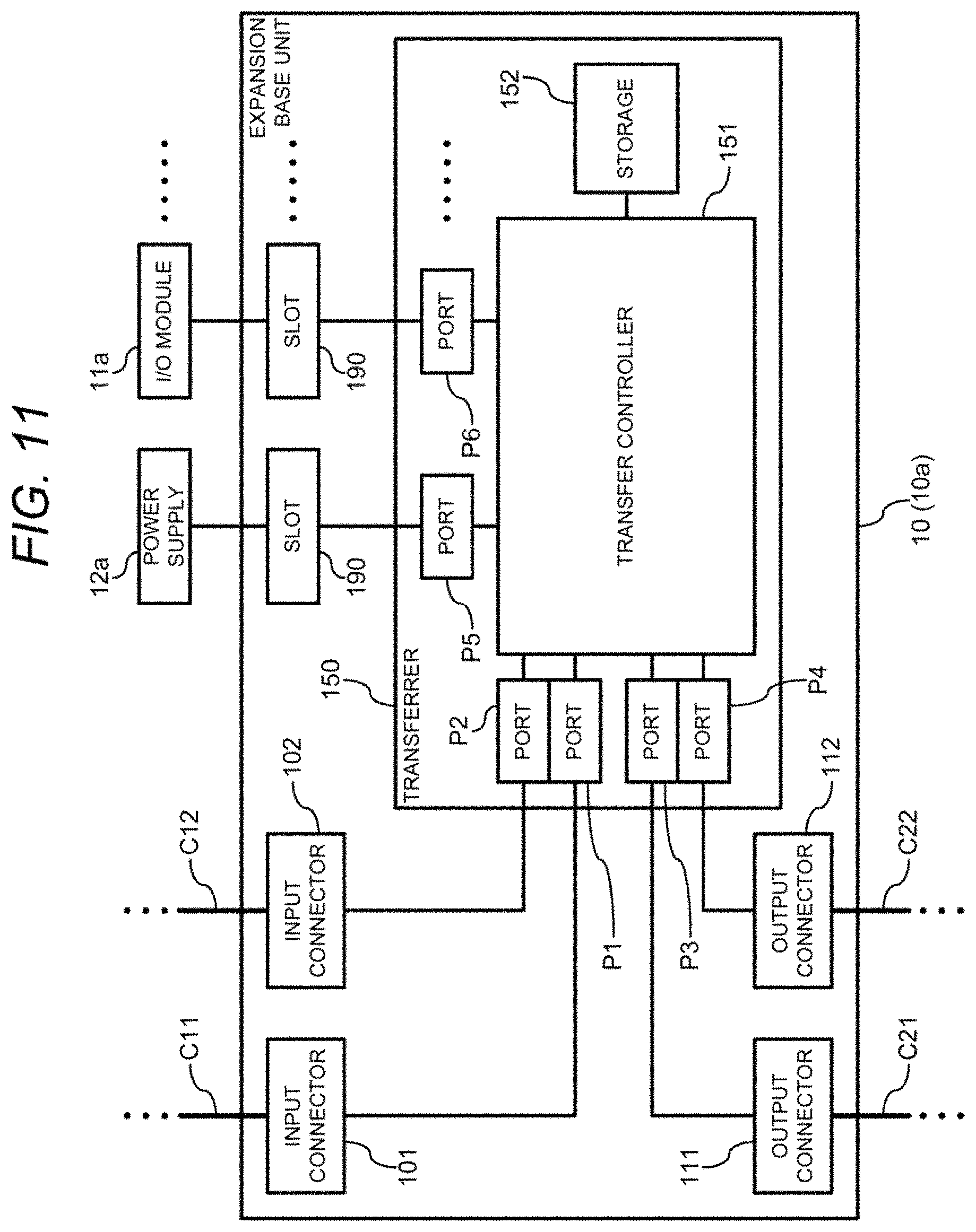 Patent US11782857 Figure 11 – Expansion base unit, control device, control system, and control method