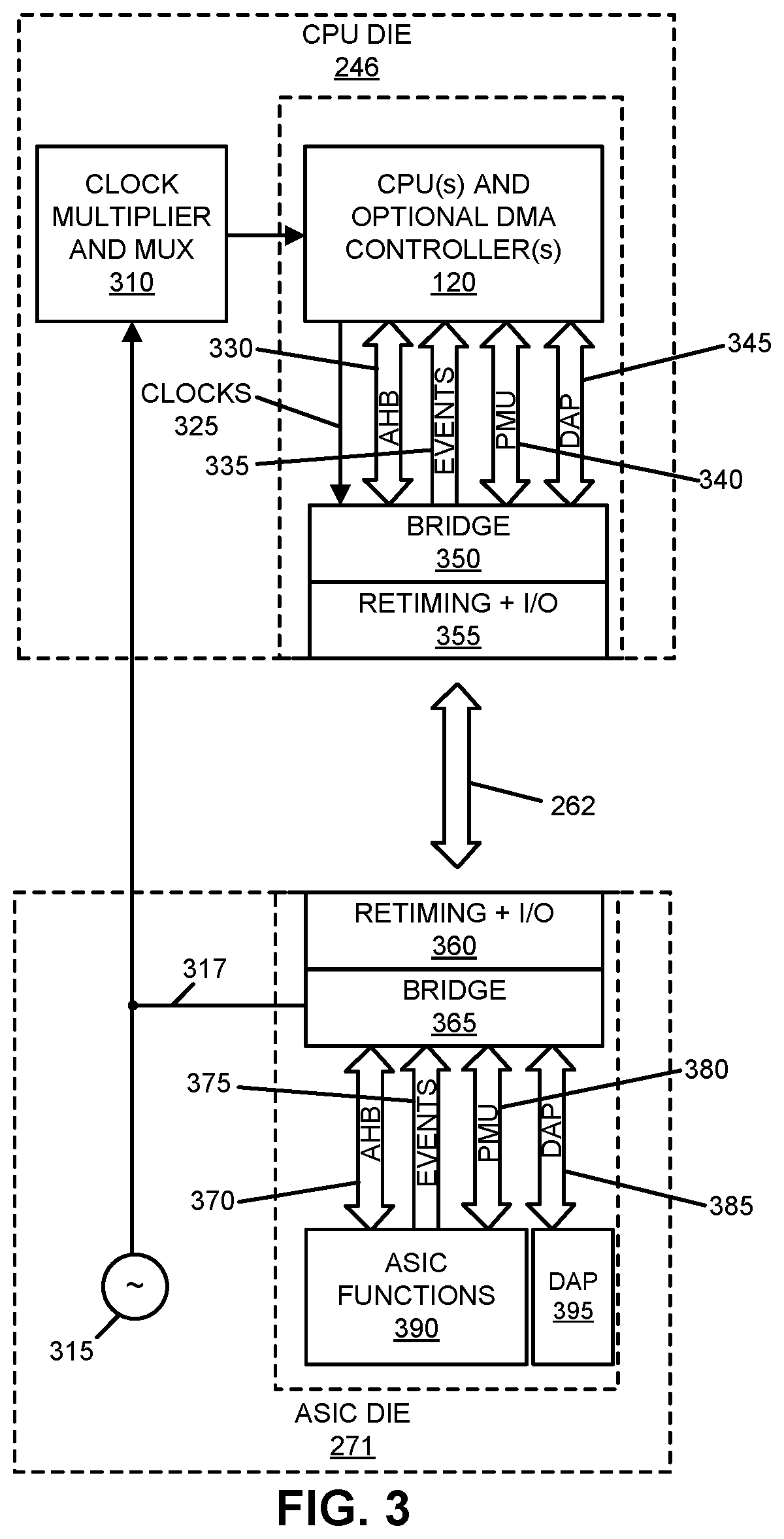 Patent US11782858 Figure 4 – Seamlessly integrated microcontroller chip