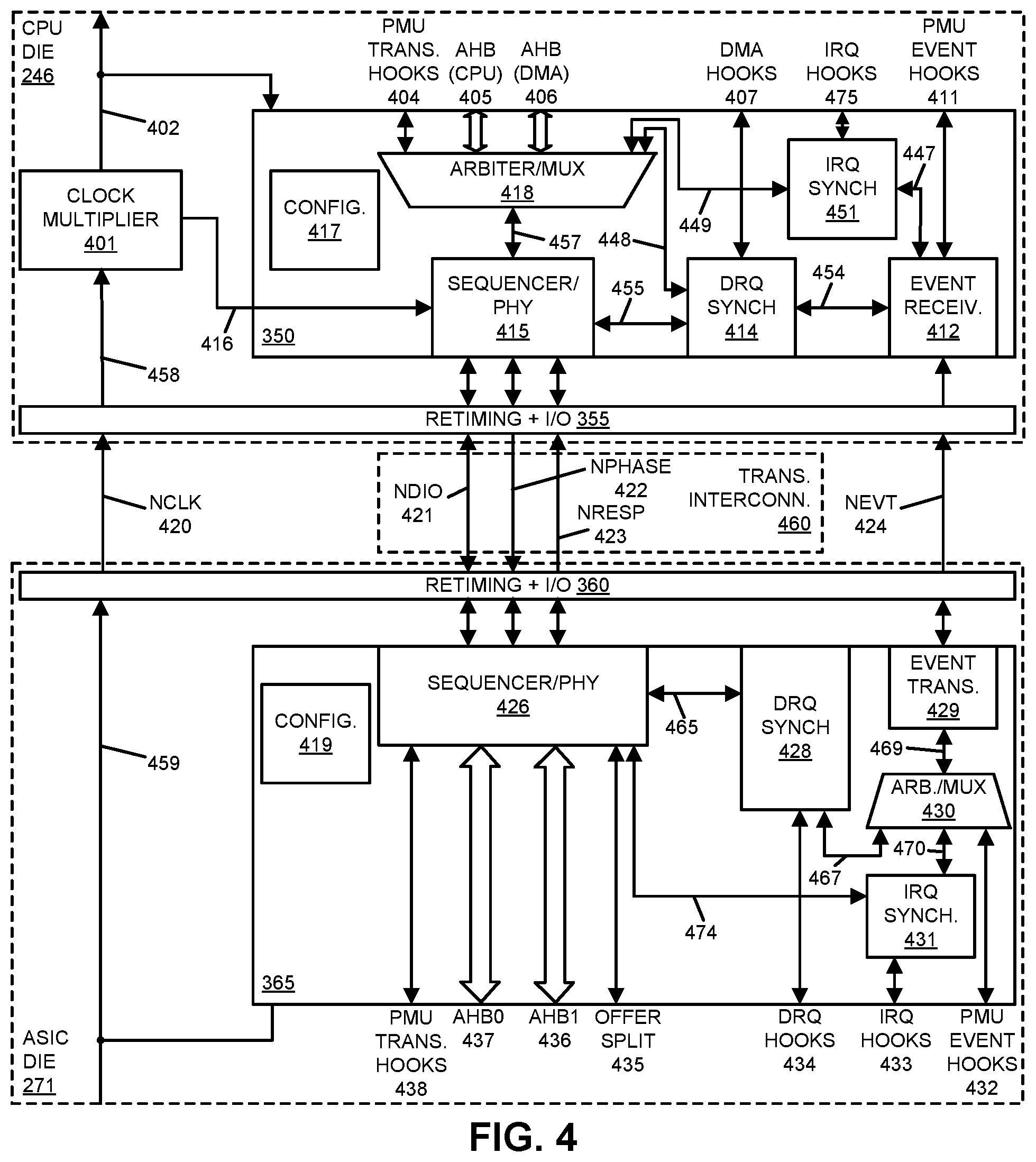 Patent US11782858 Figure 5 – Seamlessly integrated microcontroller chip