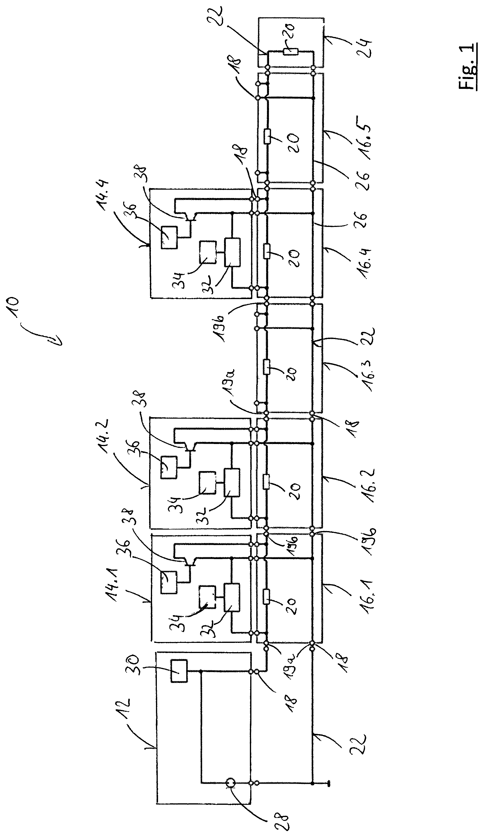 Patent US11782862 Figure 1 – Method of assigning addresses to bus participants