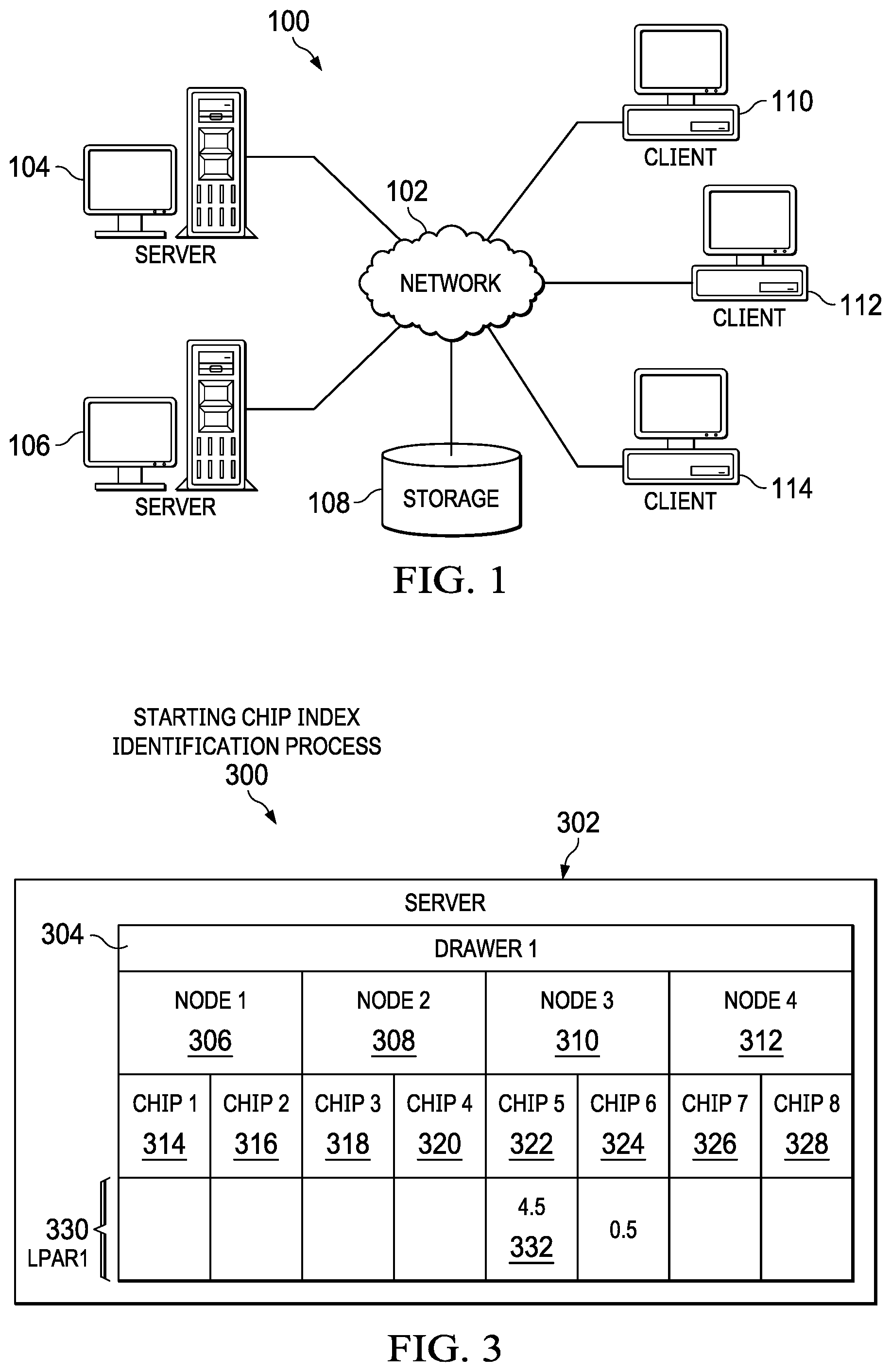 Patent US11782872 Figure 1 – Distribution of over-configured logical processors