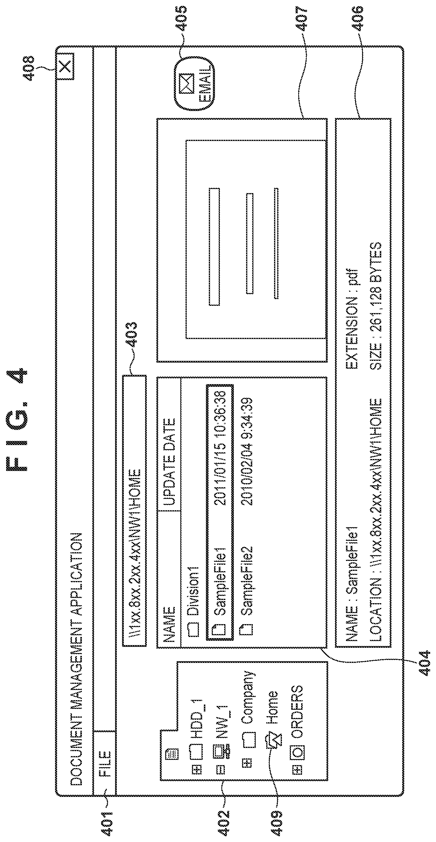 Patent US11782876 Figure 4 – Information processing apparatus, method of controlling the same, and storage medium