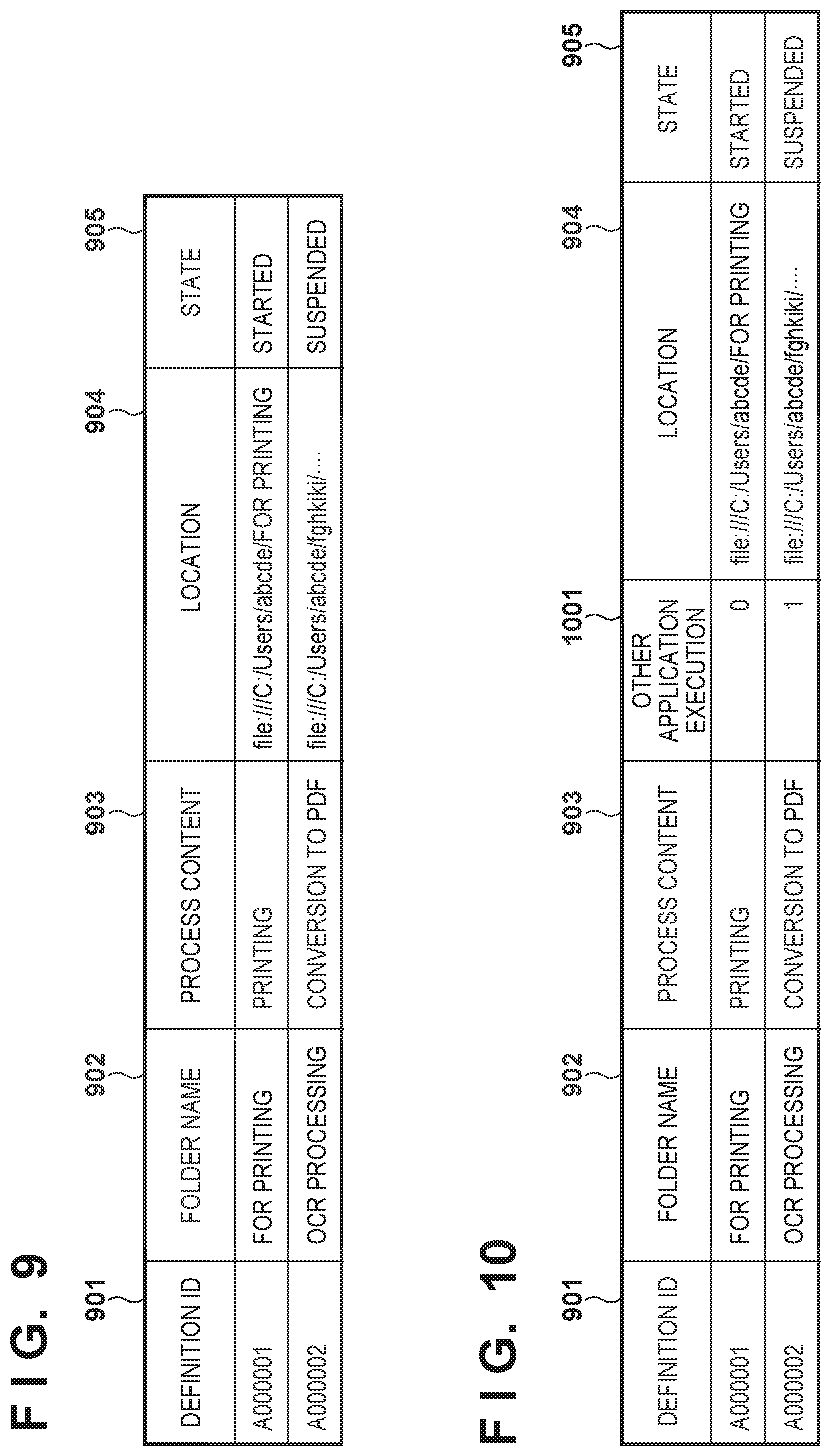 Patent US11782876 Figure 8 – Information processing apparatus, method of controlling the same, and storage medium