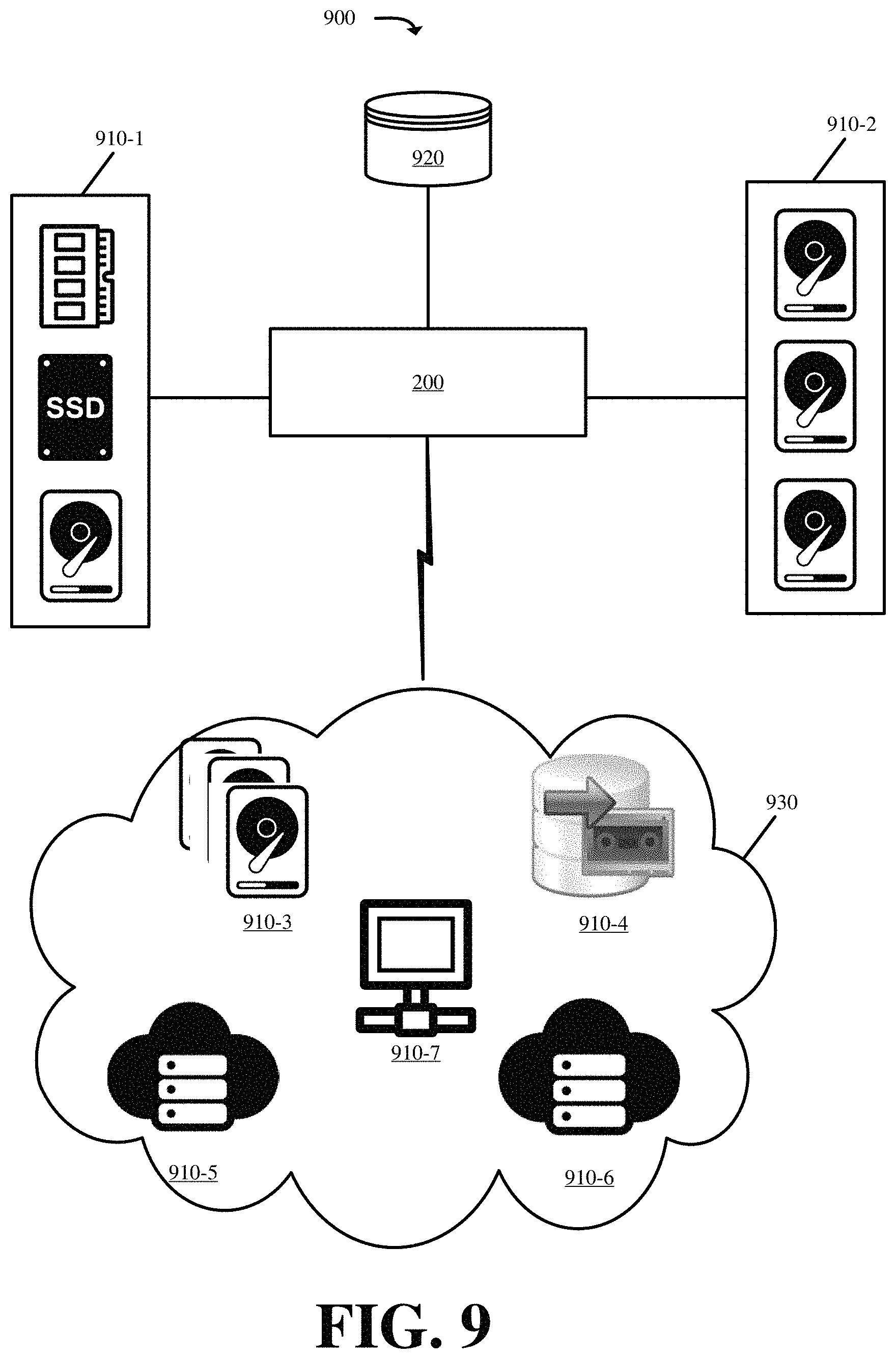 Patent US11782884 Figure 11 – Metadata-driven tiered storage