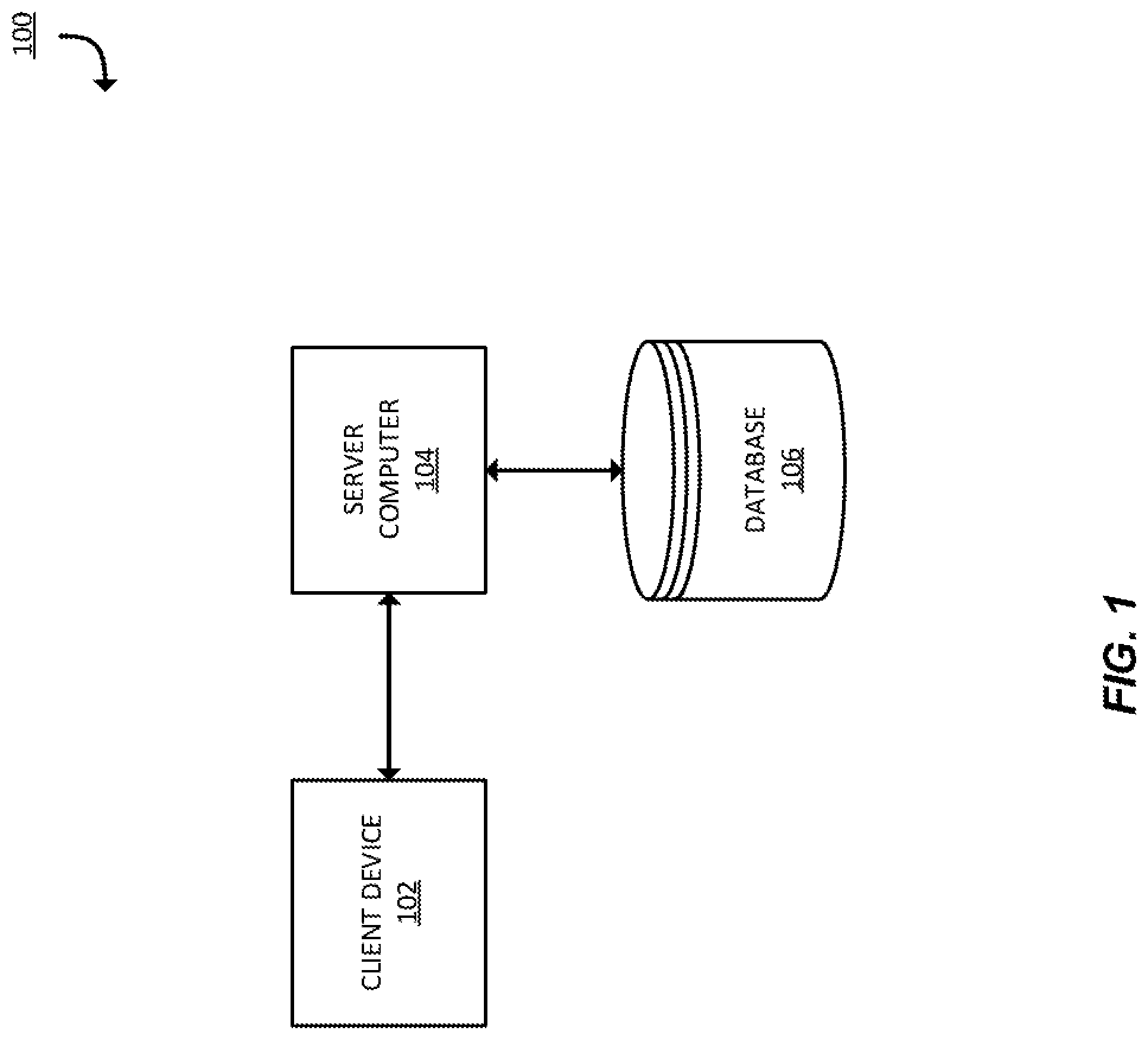 Patent US11782896 Figure 1 – Method and system for creating rapid searchable altered data in a database