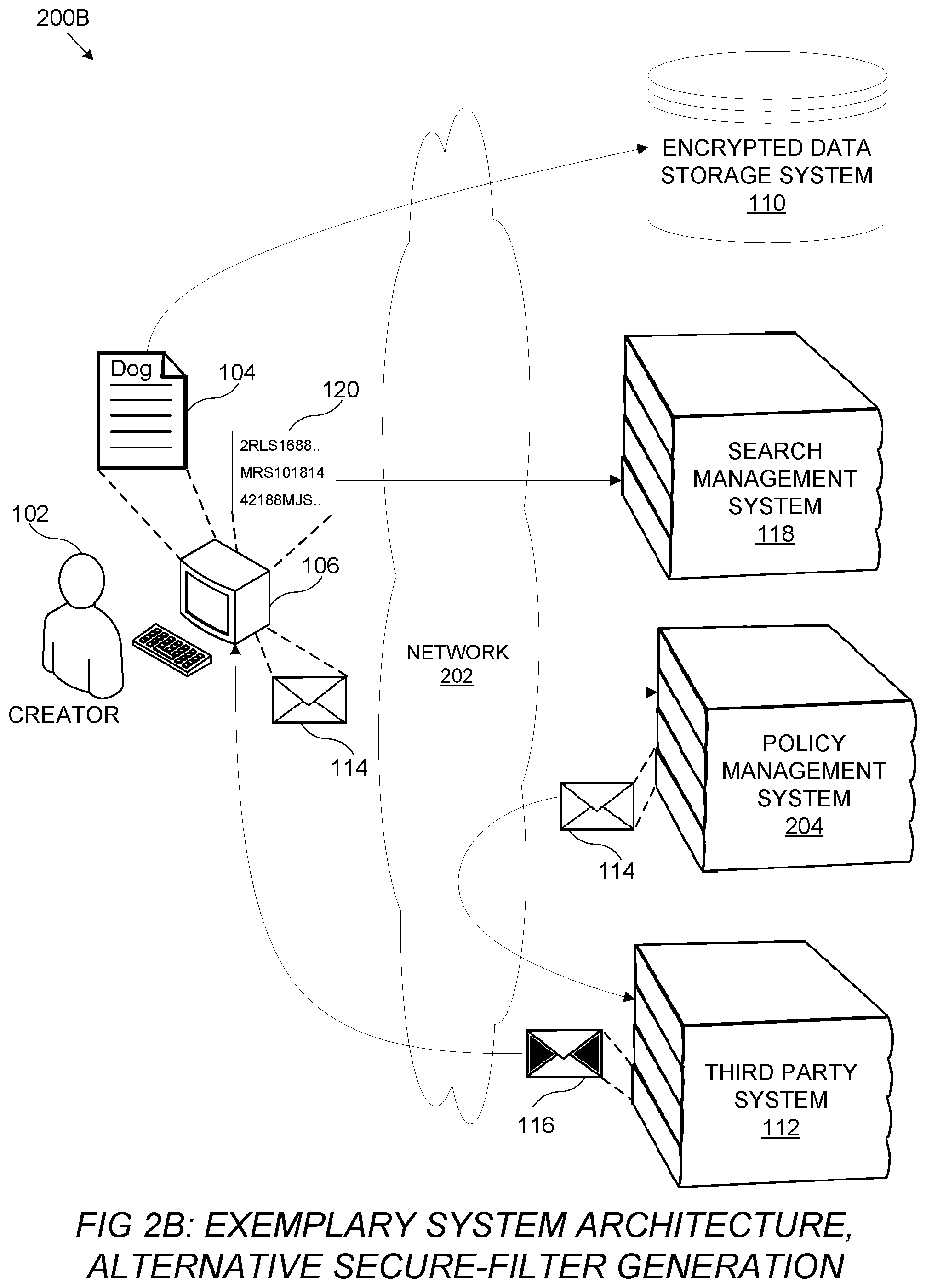 Patent US11782911 Figure 3 – Systems and methods for cryptographically-secure queries using filters generated by multiple parties
