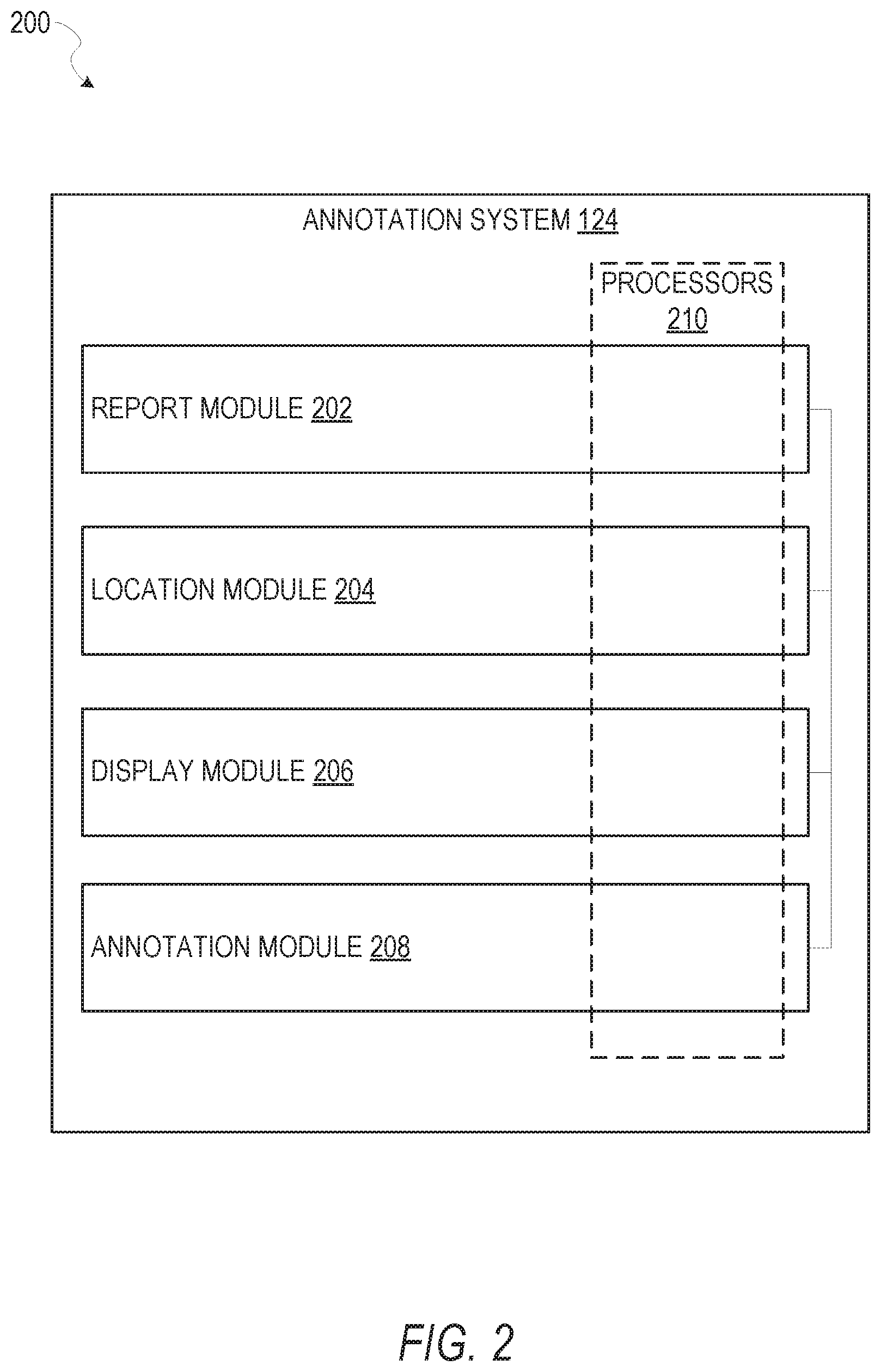 Patent US11782930 Figure 2 – Automated annotation system for electronic logging devices